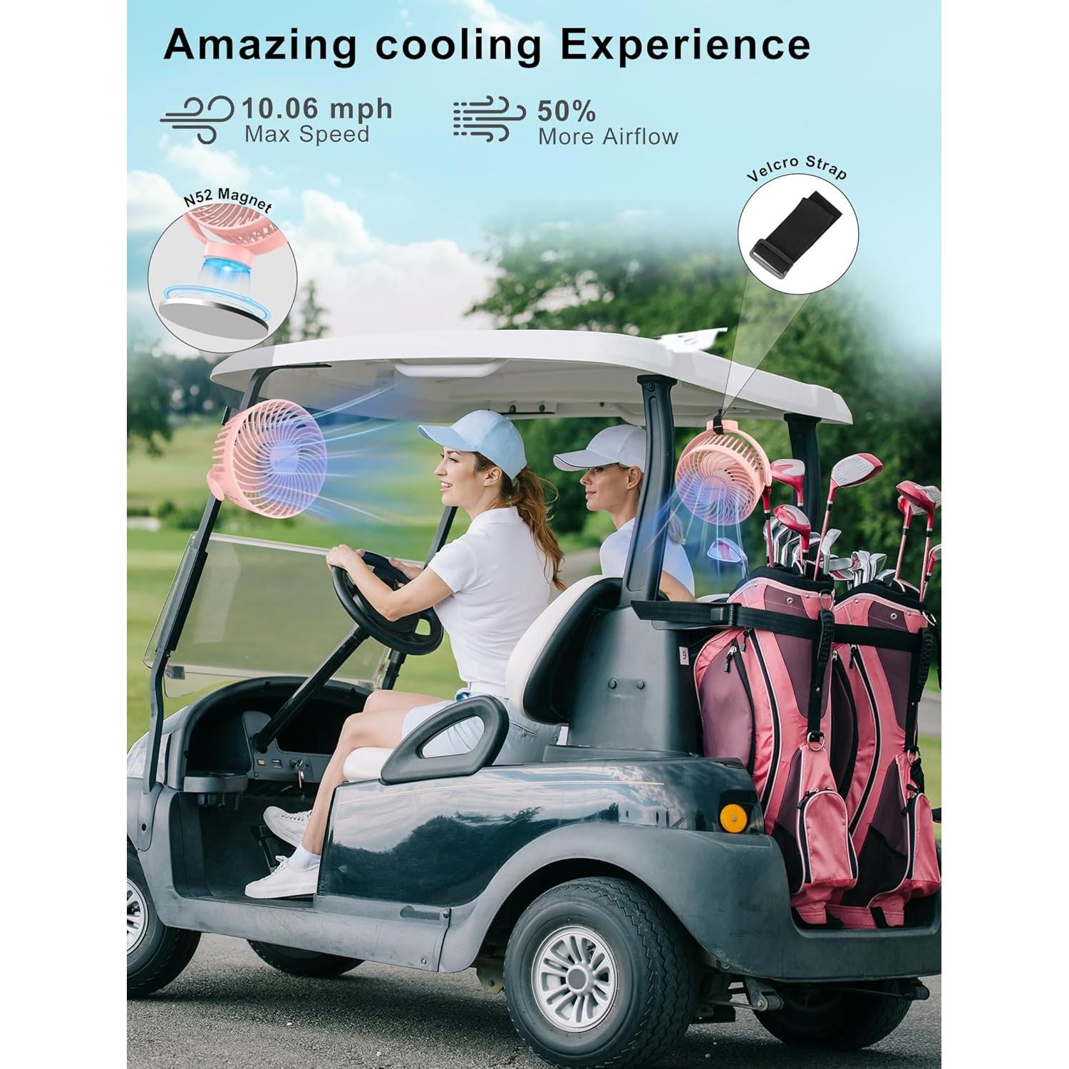 Ventilador Portátil Magnético MAGOLFIN YH-F108-S 12000mAh