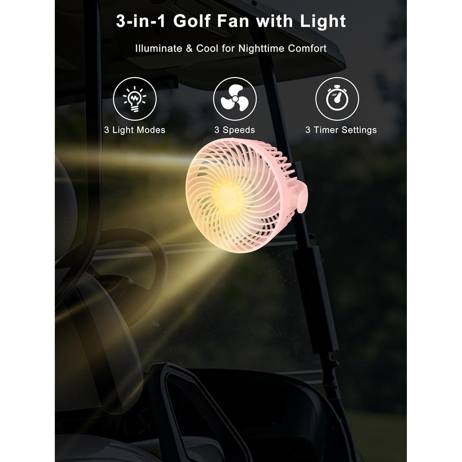 Ventilador Portátil Magnético MAGOLFIN YH-F108-S 12000mAh