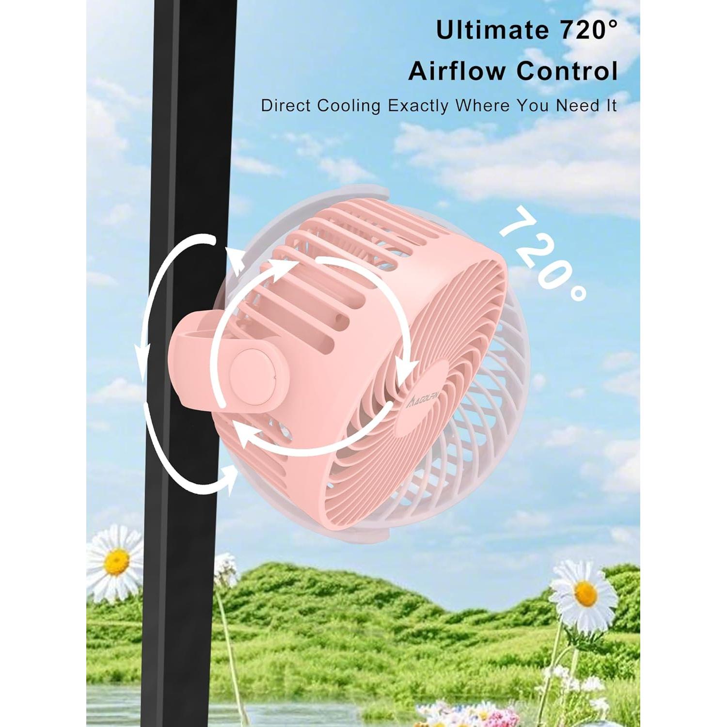 Ventilador Portátil Magnético MAGOLFIN YH-F108-S 12000mAh