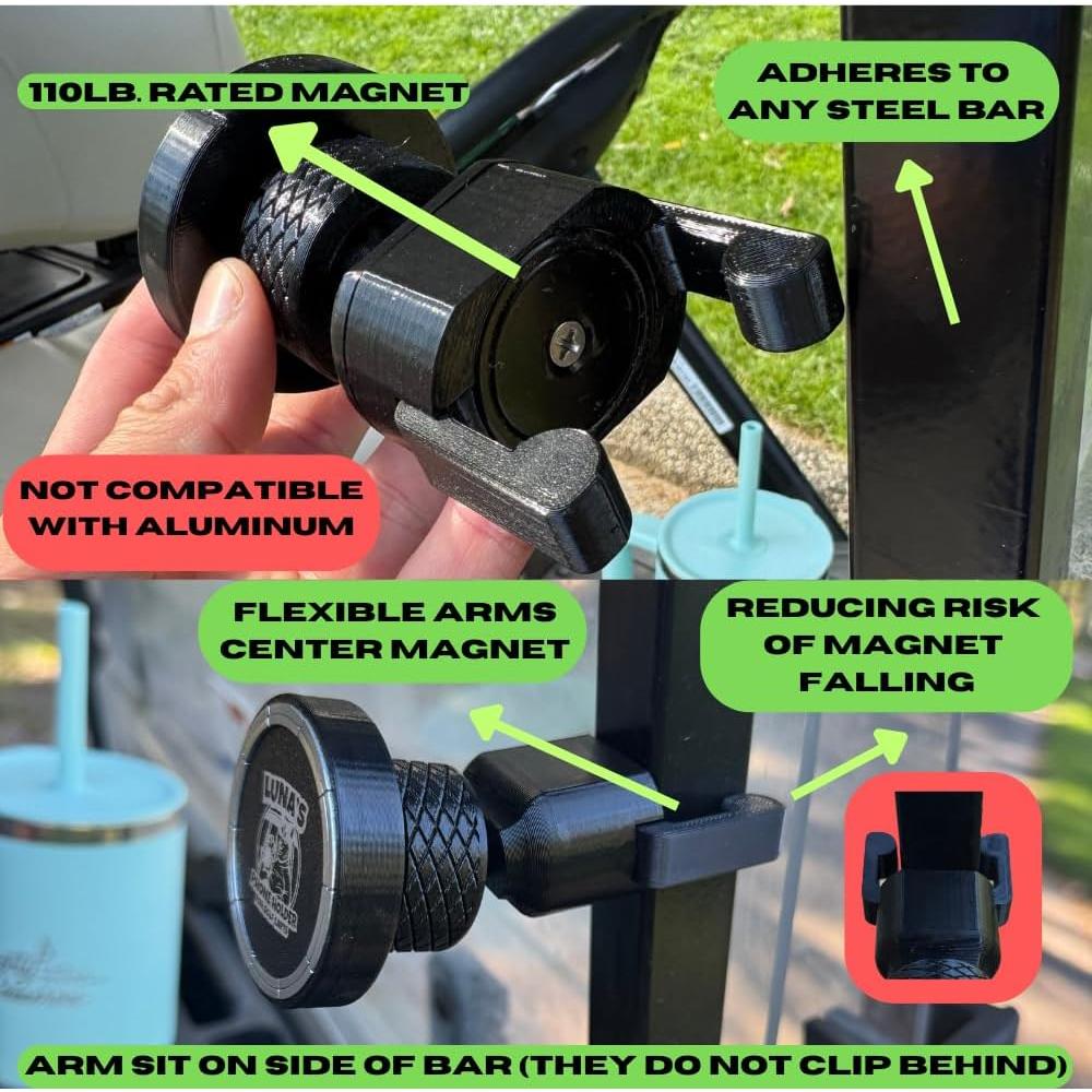 Soporte Magnético para Teléfono Luna V2.5 para Carro de Golf