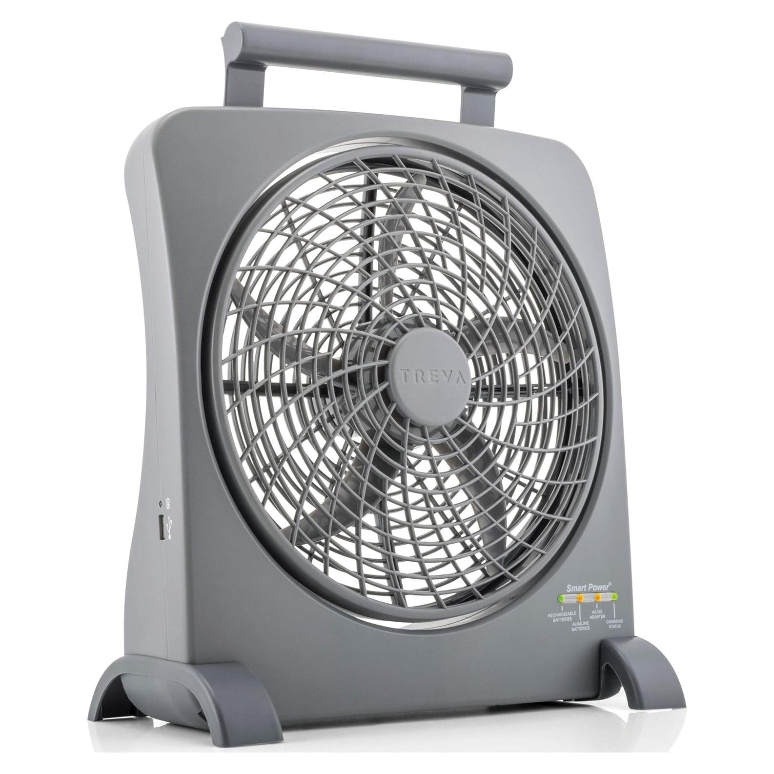 Ventilador Portátil O2COOL Smart Power 25 cm Recargable USB