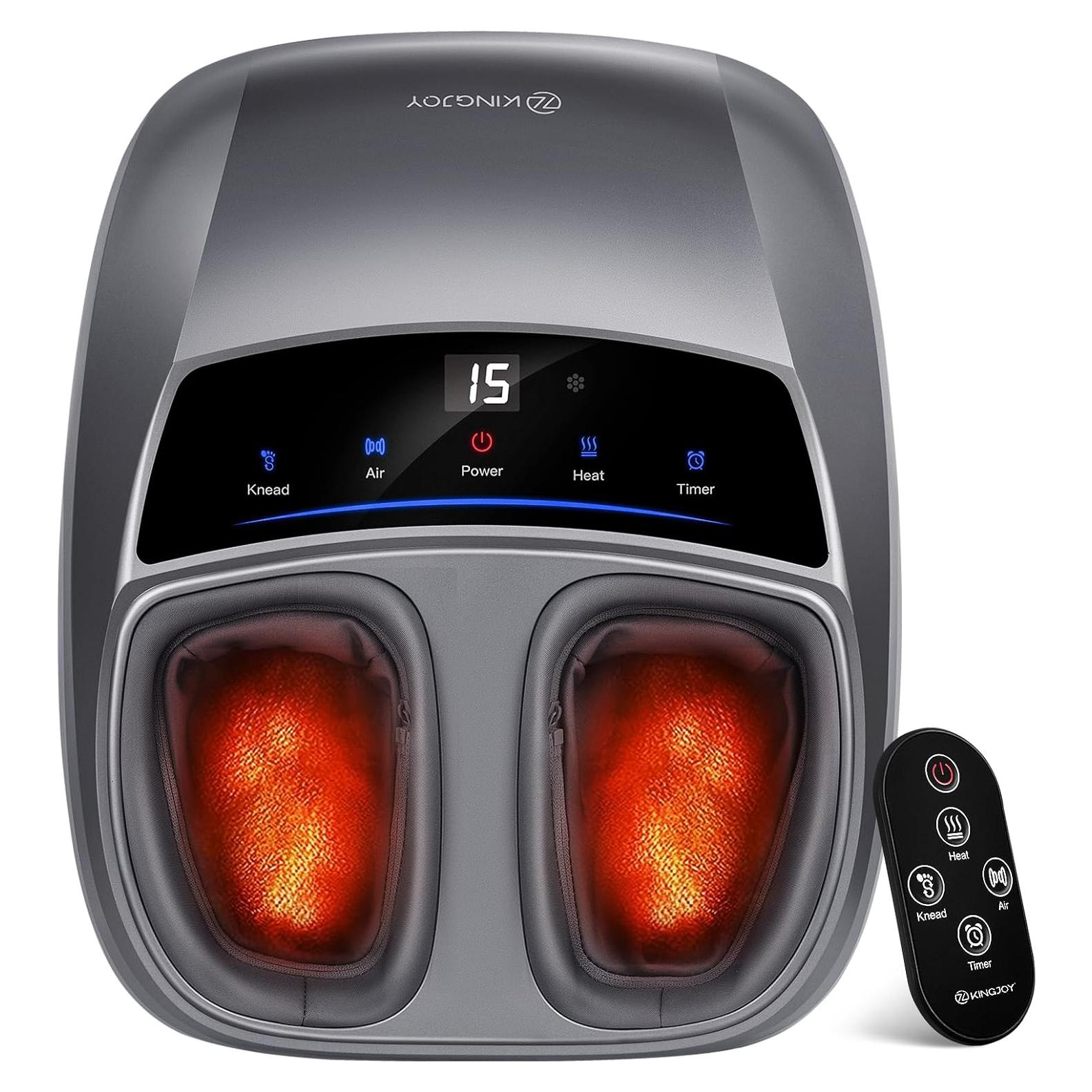 Masajista de Pies KINGJOY Shiatsu con Calor para Alivio