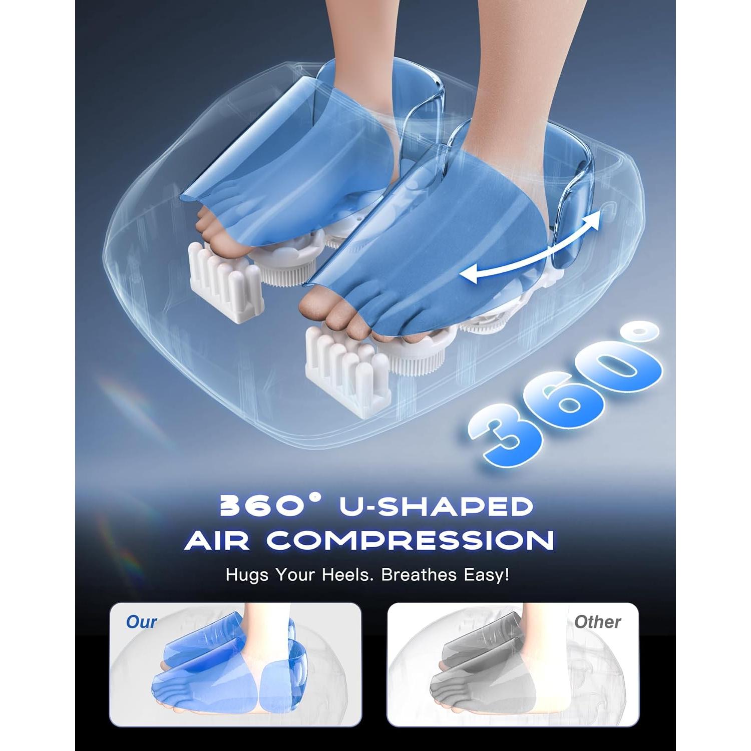 Masajista de Pies KINGJOY Shiatsu con Calor para Alivio