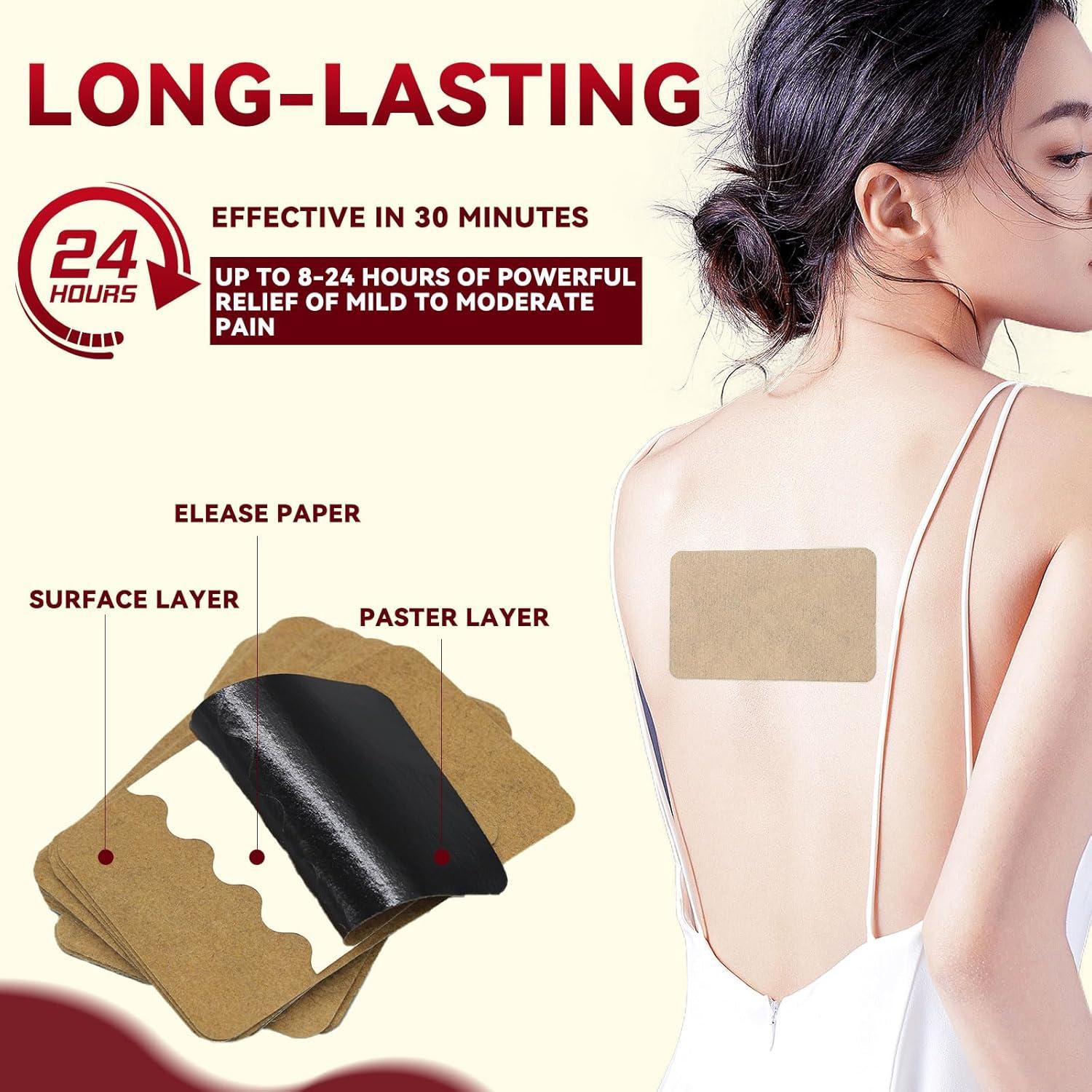 100 Parches de Jengibre LEYOYINK - Alivio Natural para Espalda y Articulaciones