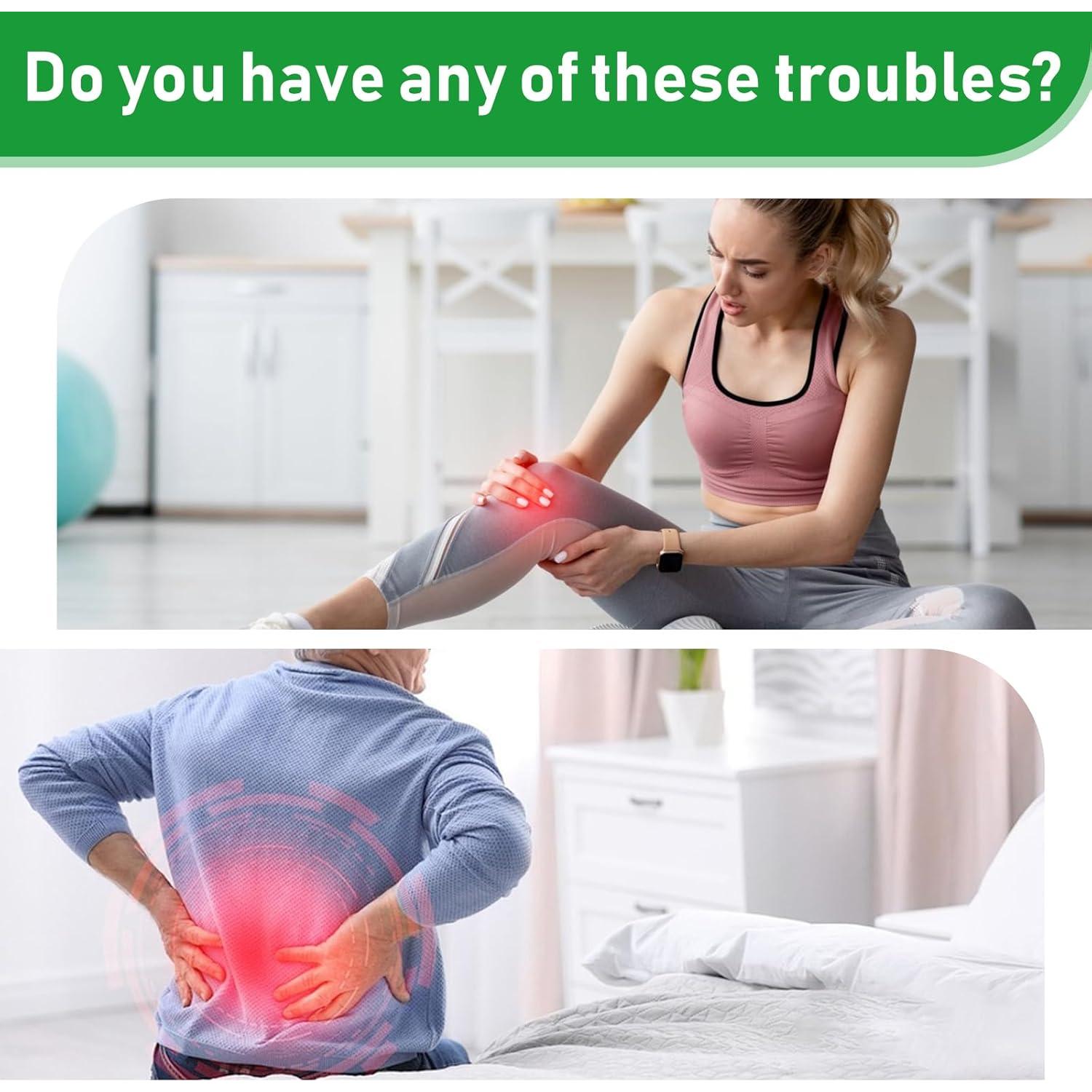 42 Parches Herbales Calentadores MQUPIN para Rodillas y Más