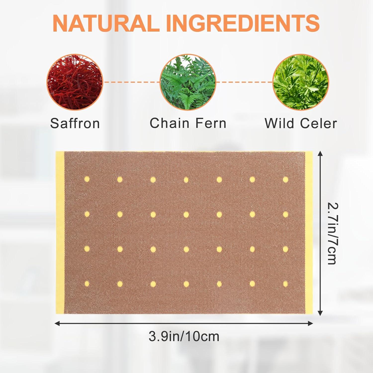 Parches Herbales de Calor YONHTUTU - 32 Pcs para Alivio Muscular