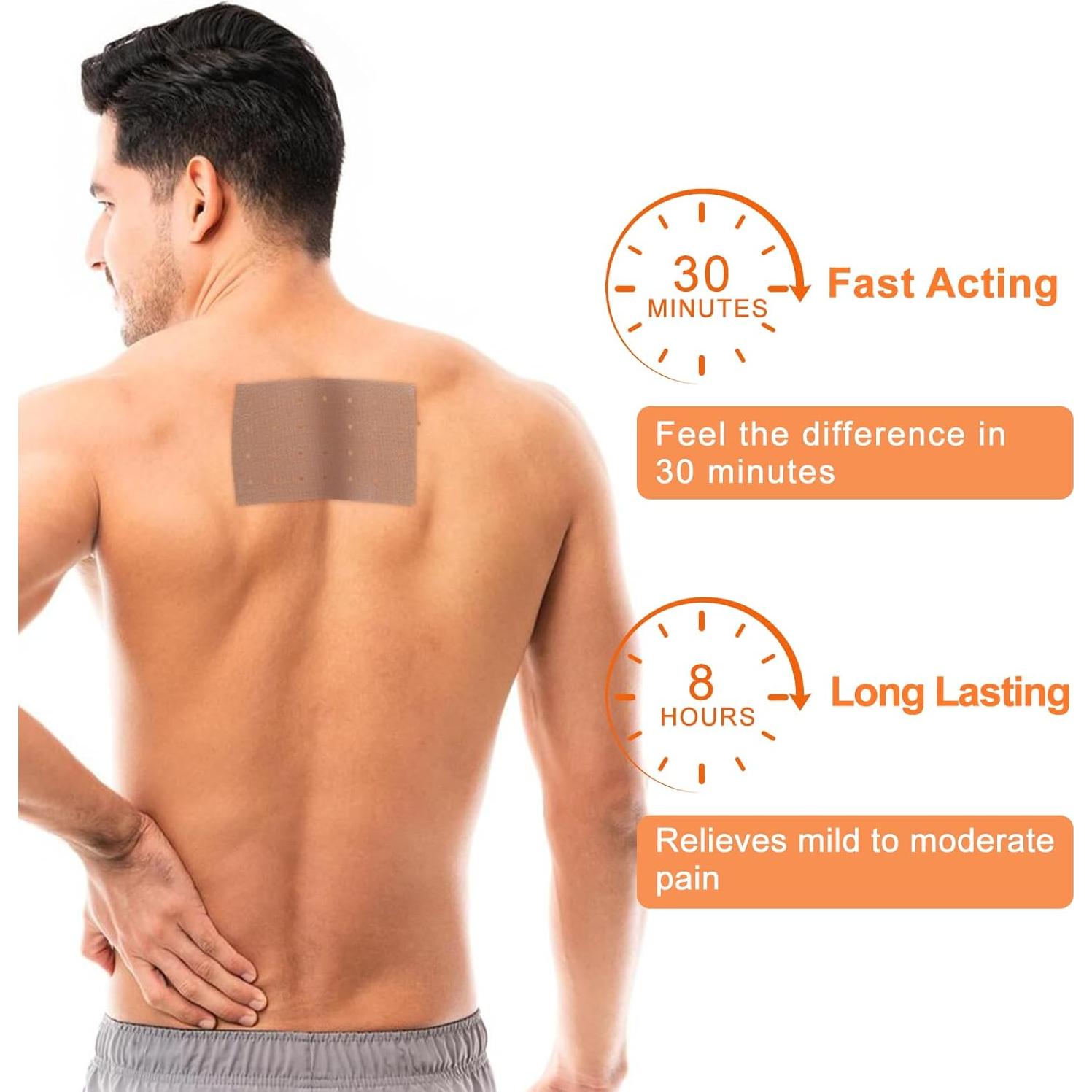 Parches Herbales de Calor YONHTUTU - 32 Pcs para Alivio Muscular