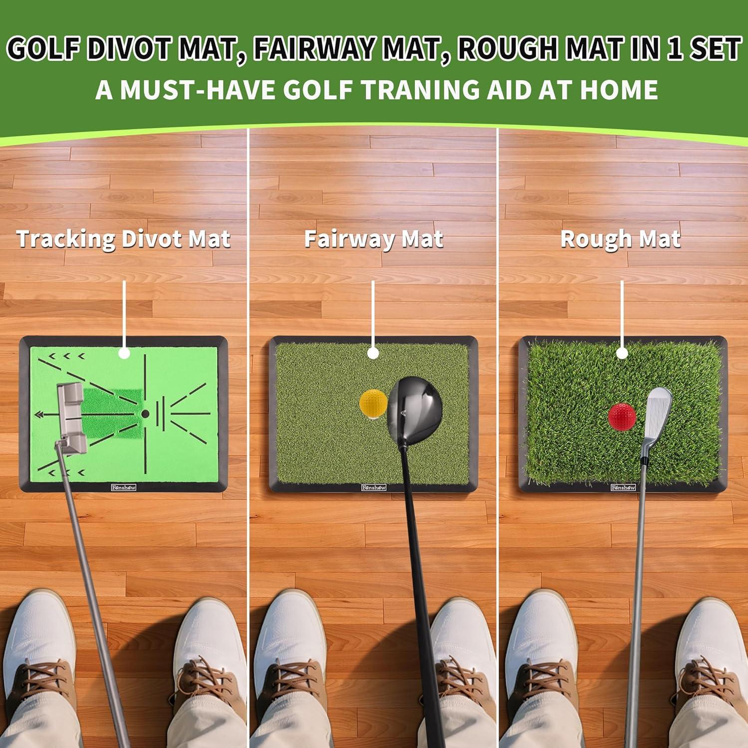 Alfombra de Golf Fanshaw 3 en 1 Plegable con Base Antideslizante