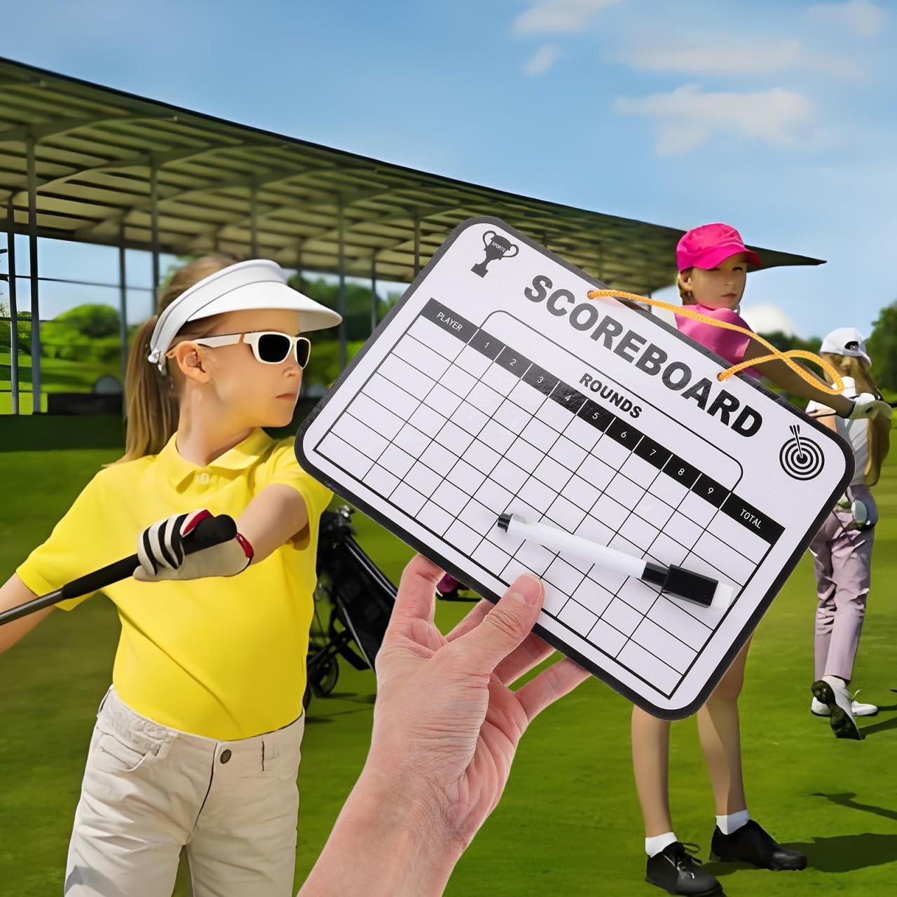 Tablero de Puntuación de Golf POPETPOP Borrable 25x17 cm