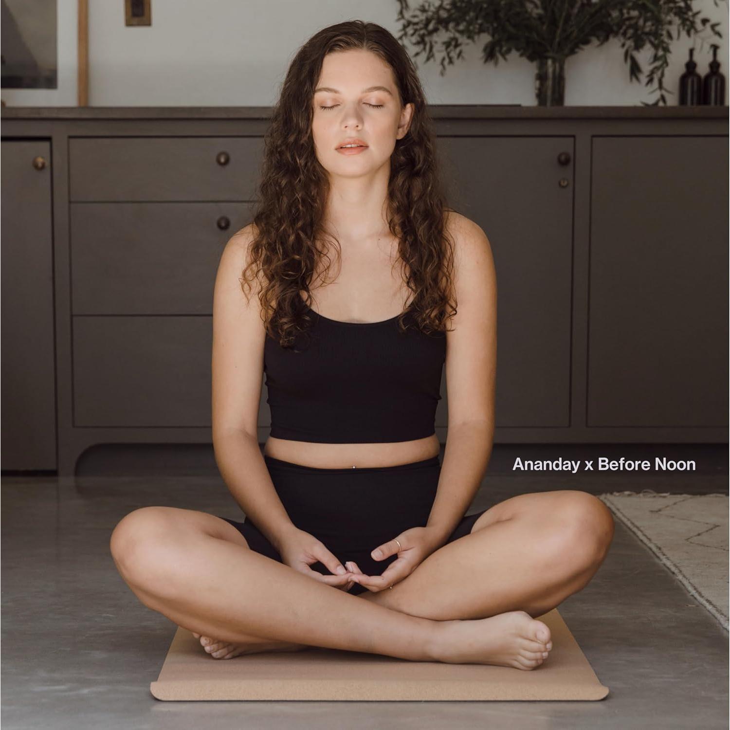 Esterilla de Yoga de Corcho ANANDAY 182.88x60.96cm Antideslizante