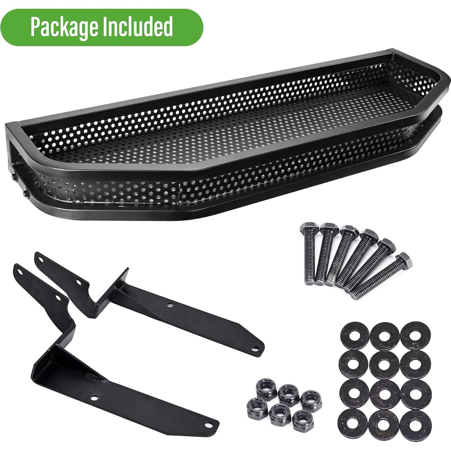 Canasta de Carga Delantera 10L0L para Club Car DS - Acero Negro