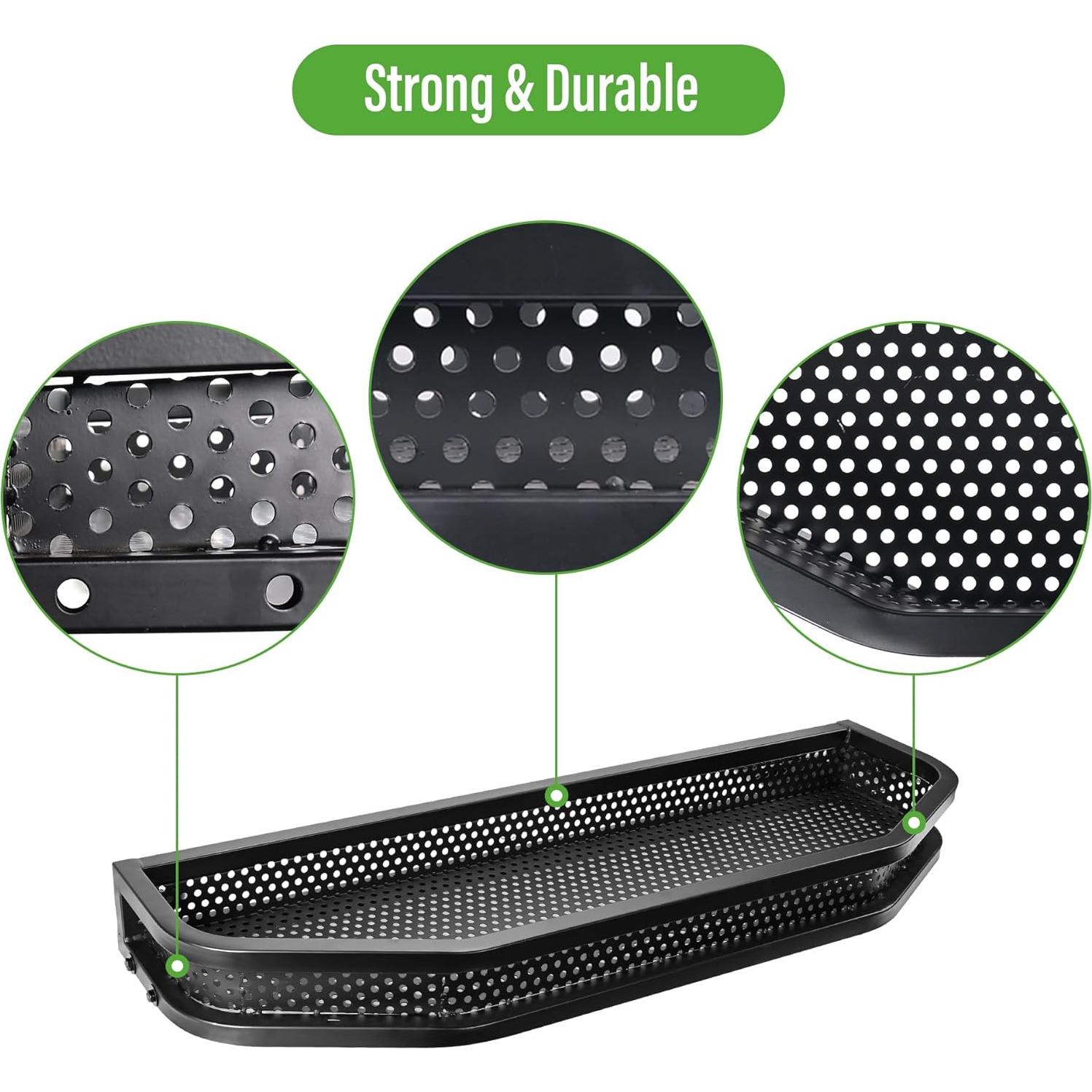 Canasta de Carga Delantera 10L0L para Club Car DS - Acero Negro