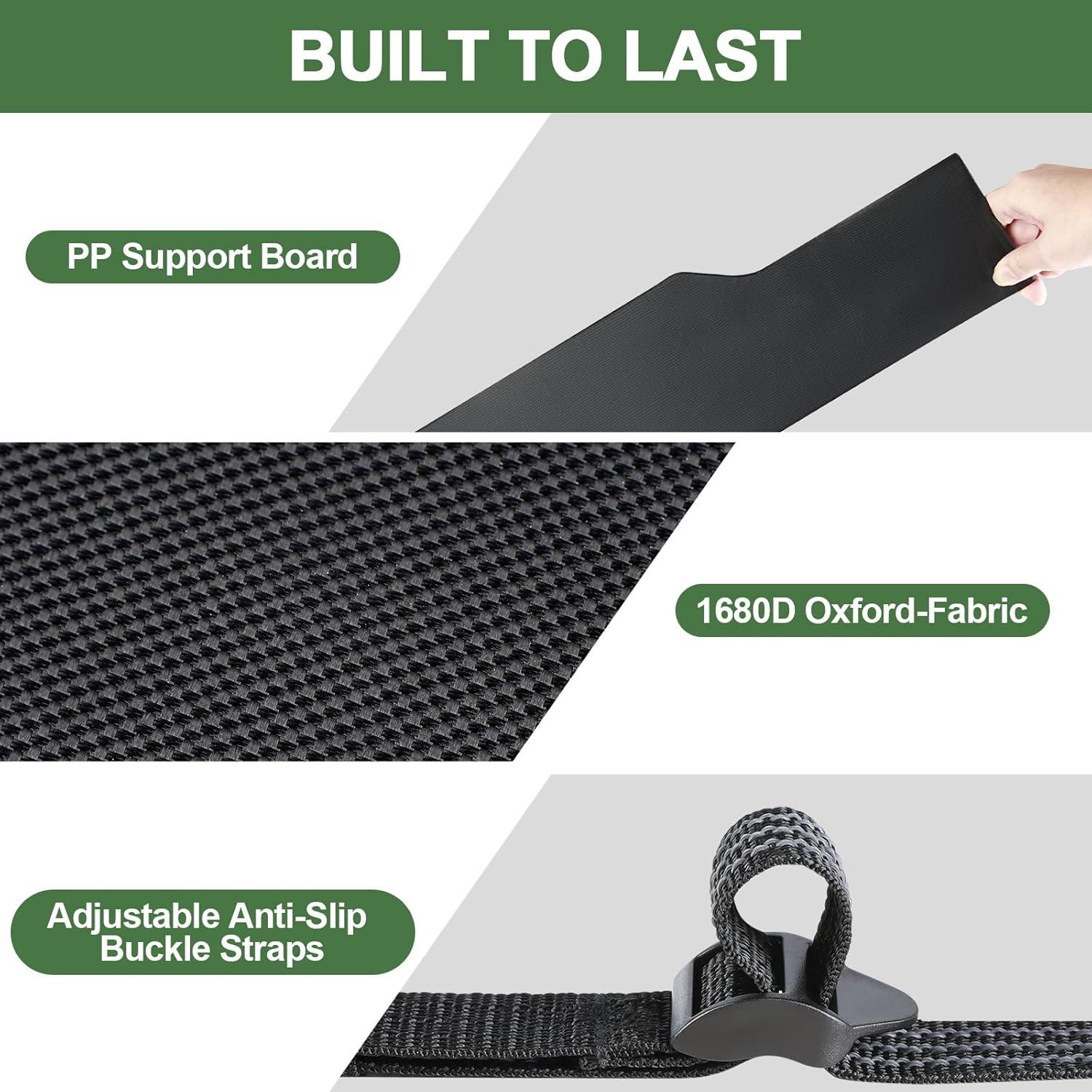 Cesta de Almacenamiento Frontal Plegable SKYJDM para Carro de Golf