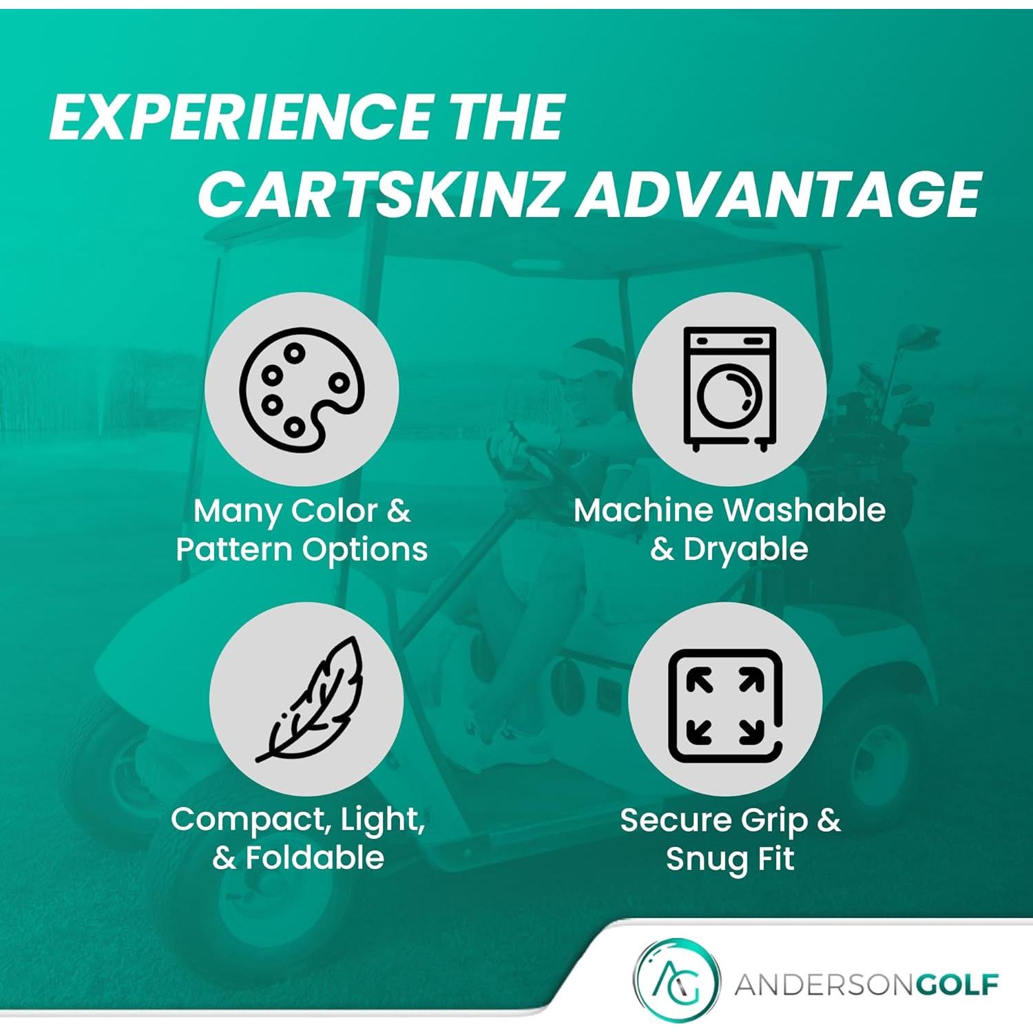 Cubierta de Volante de Neopreno CartSkinz 33-38cm Azul Real