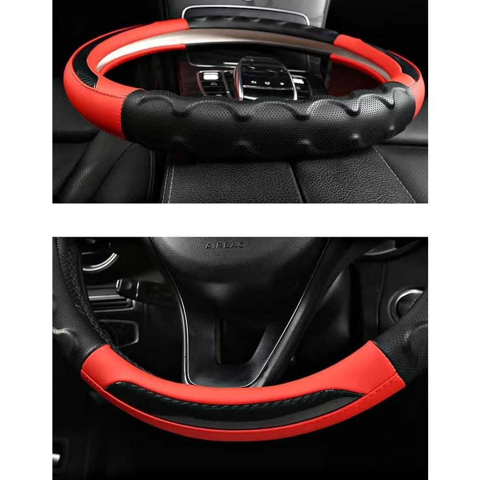 Cubierta de Volante de Golf ROERPPM 33 cm Cuero Antideslizante