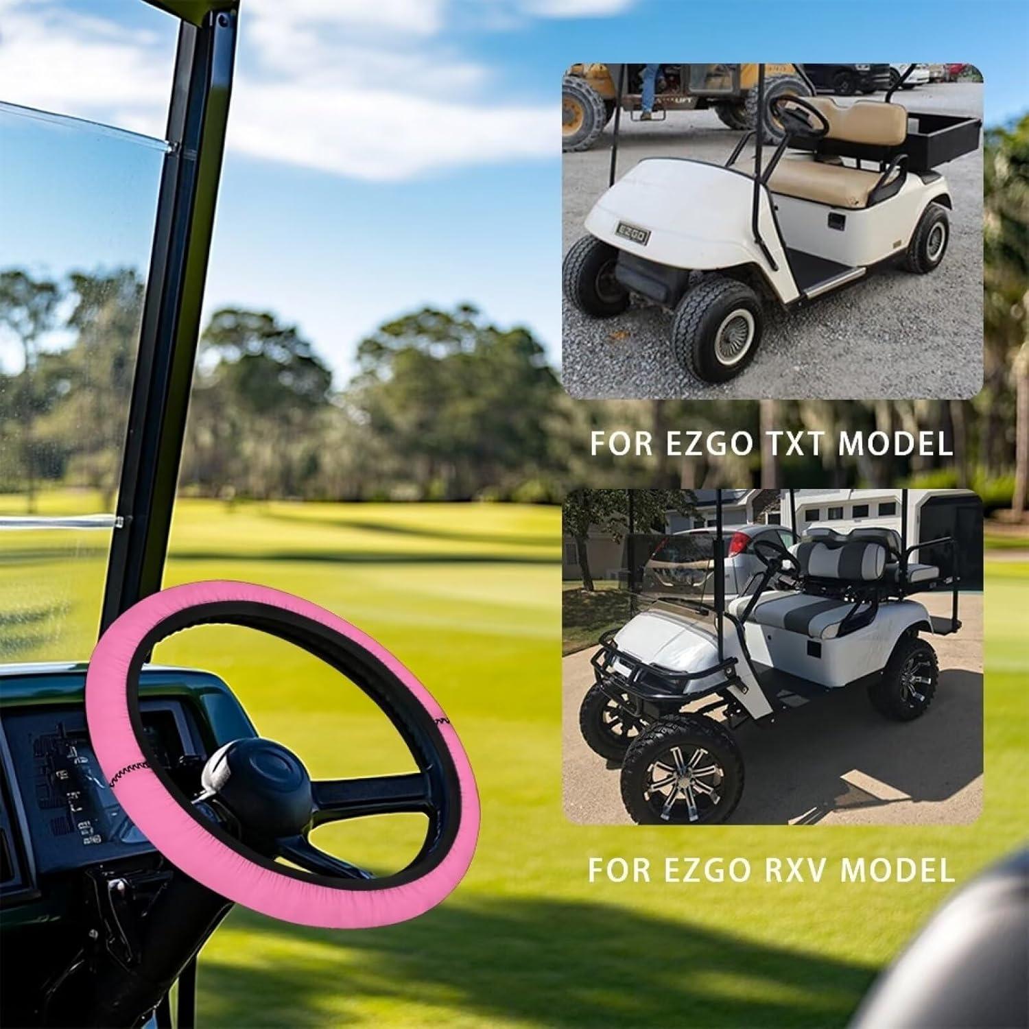 Cubierta de Volante Rosa SUITOSELFY 33-36 cm Accesorios Golf