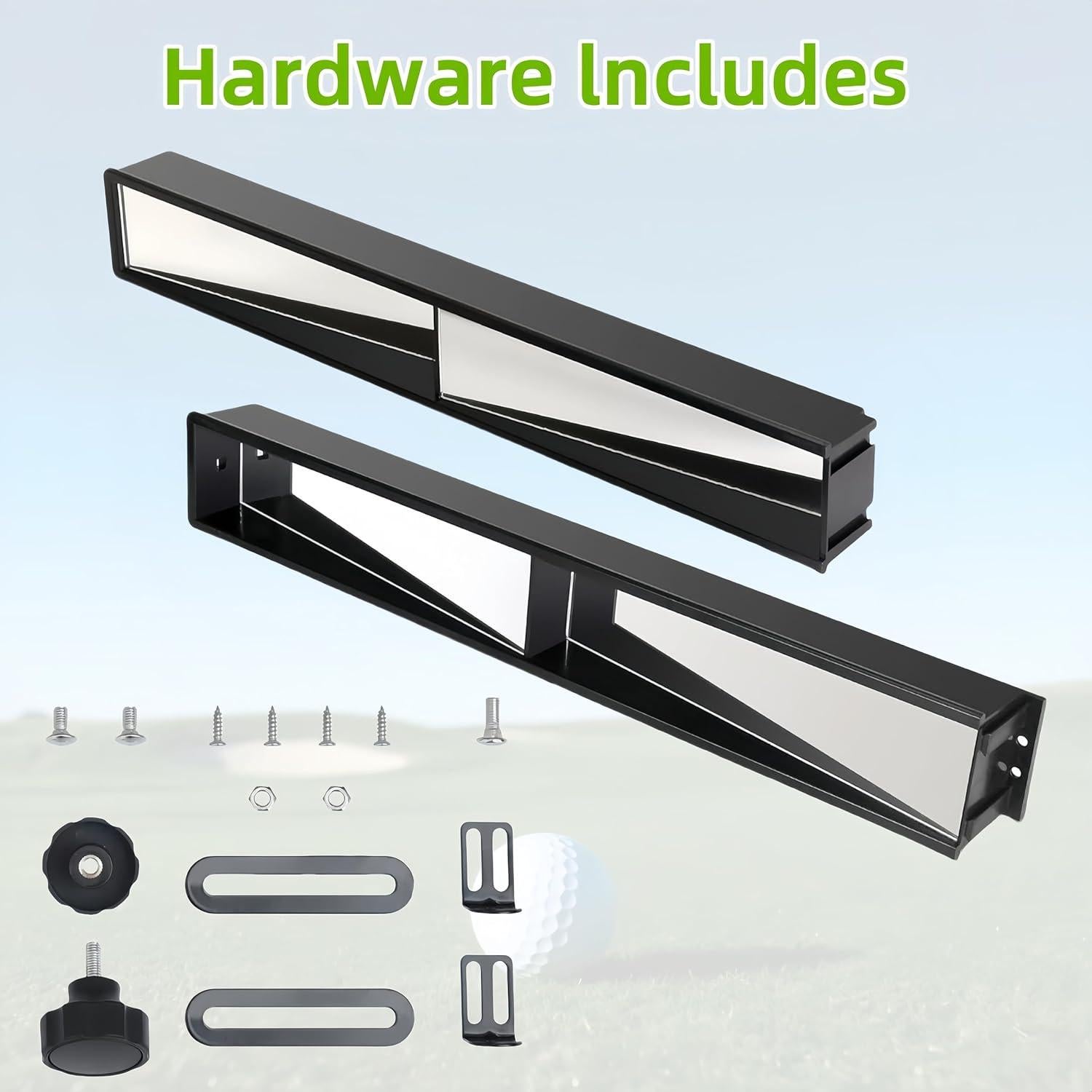 Espejo Retrovisor Trasero GENOUR 4 Paneles Ajuste Universal