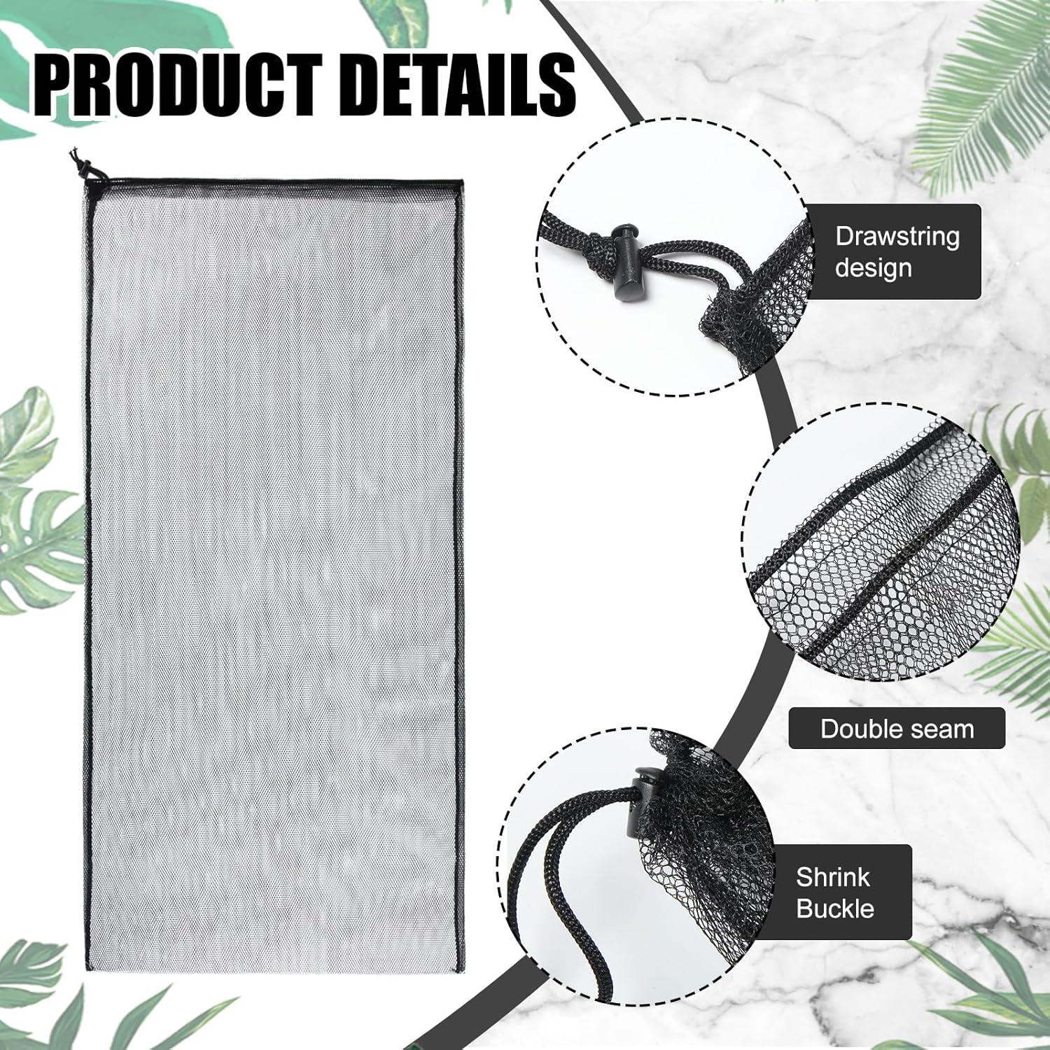 6 Bolsas de Malla Grande Wesnoy 61x122 cm con Cordón