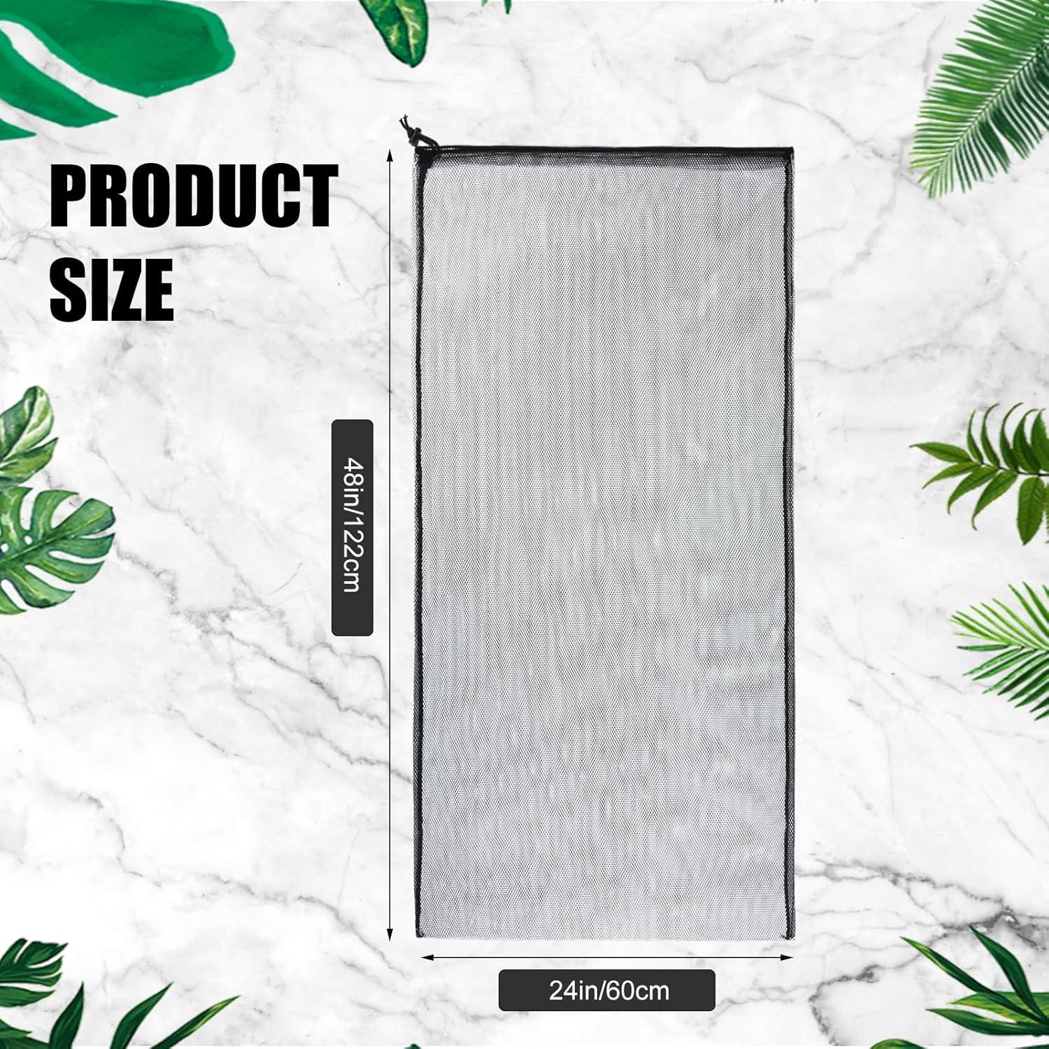 6 Bolsas de Malla Grande Wesnoy 61x122 cm con Cordón