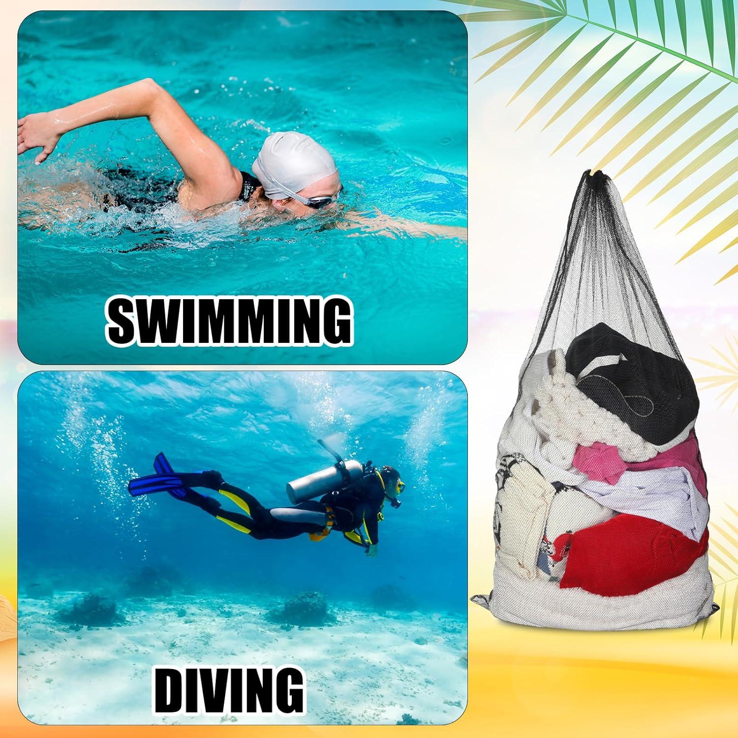 6 Bolsas de Malla Grande Wesnoy 61x122 cm con Cordón