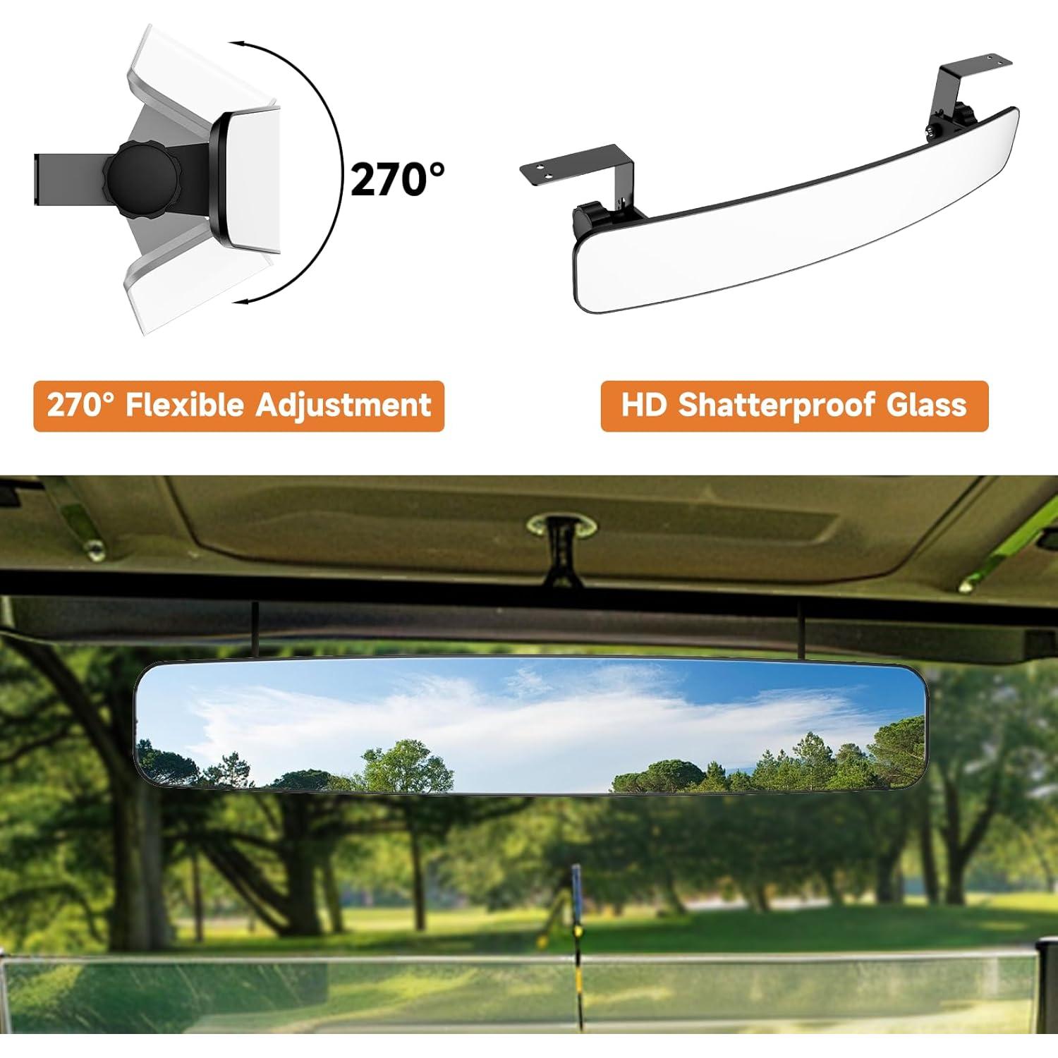Espejo Retrovisor para Carrito de Golf Piclafe 41.91 cm Ajustable