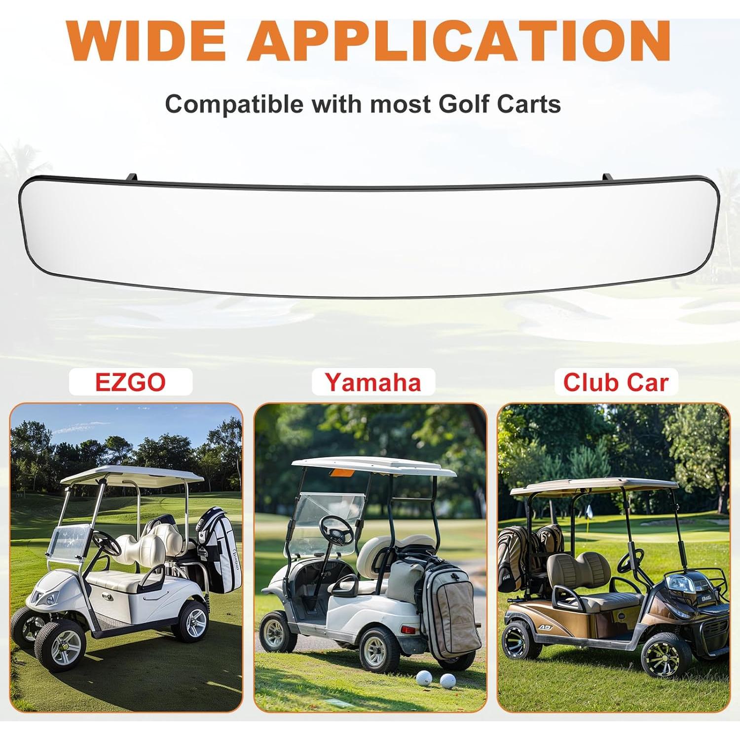 Espejo Retrovisor para Carrito de Golf Piclafe 41.91 cm Ajustable