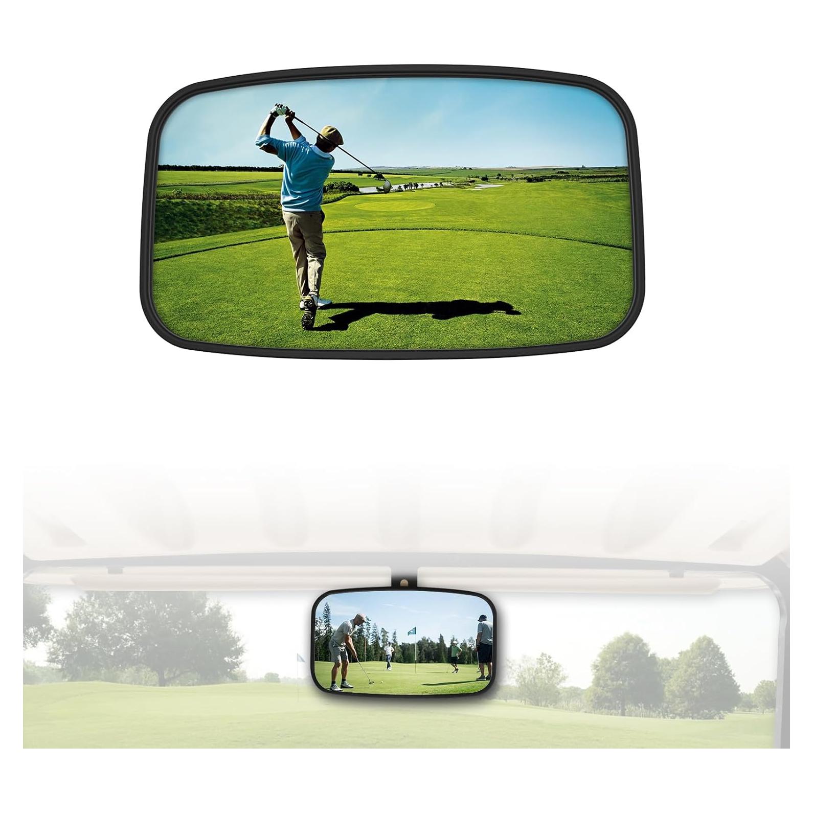 Espejo Retrovisor Convexo Panorámico HSUTVXPRO para Carrito de Golf