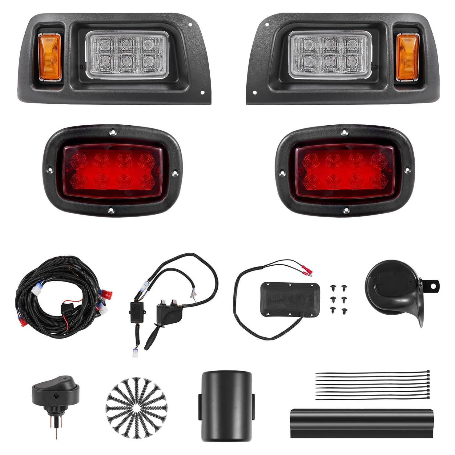 Kit de Luces LED VEVOR para Carro de Golf Club Car DS 1993+