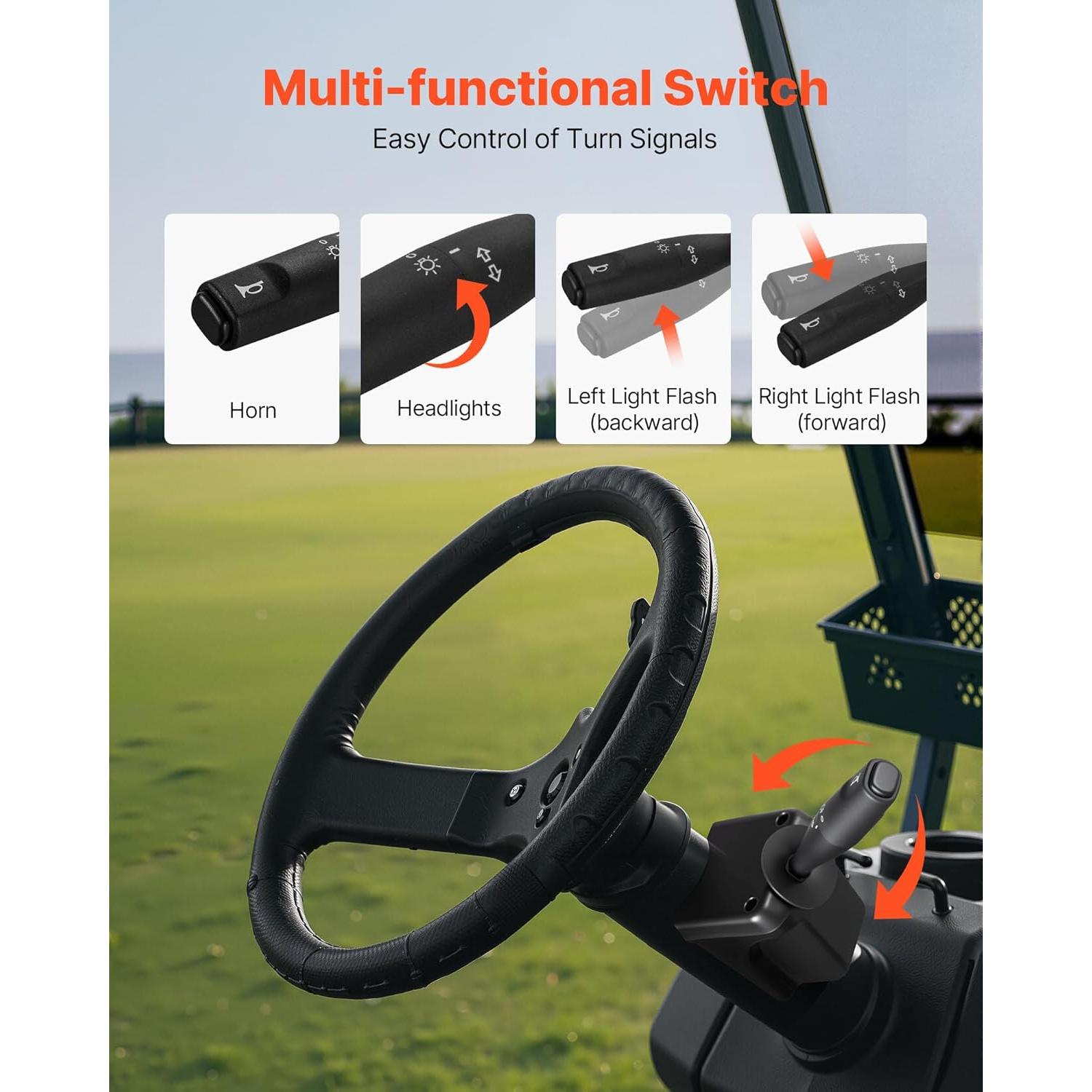 Kit de Luces LED VEVOR para Carro de Golf Club Car DS 1993+