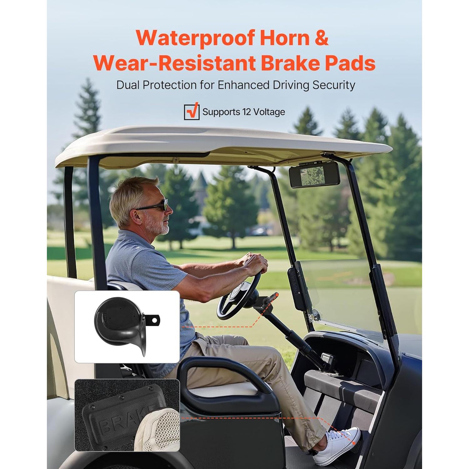 Kit de Luces LED VEVOR para Carro de Golf Club Car DS 1993+