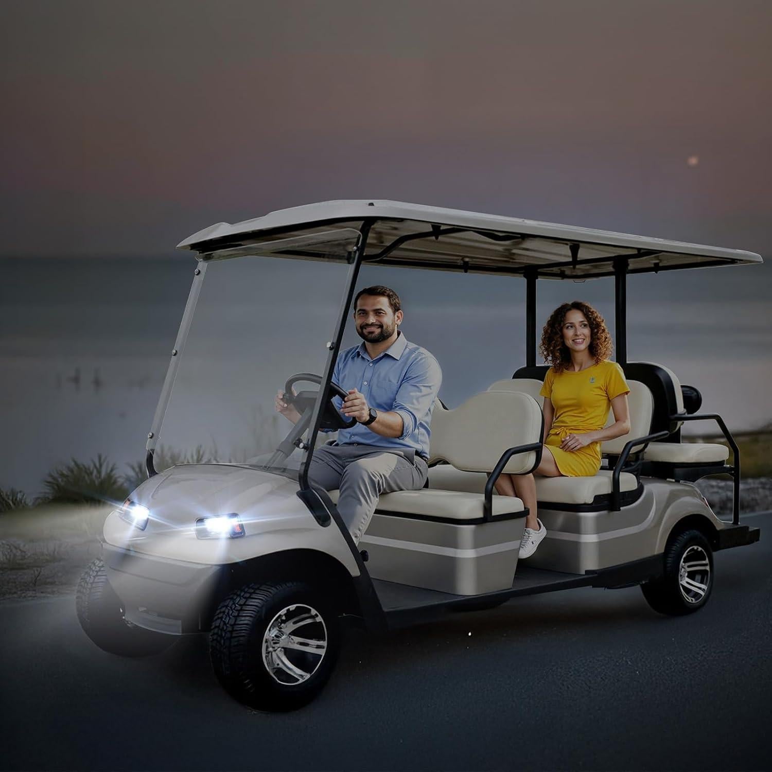 Kit de Luces LED VEVOR para Carro de Golf Club Car DS 1993+