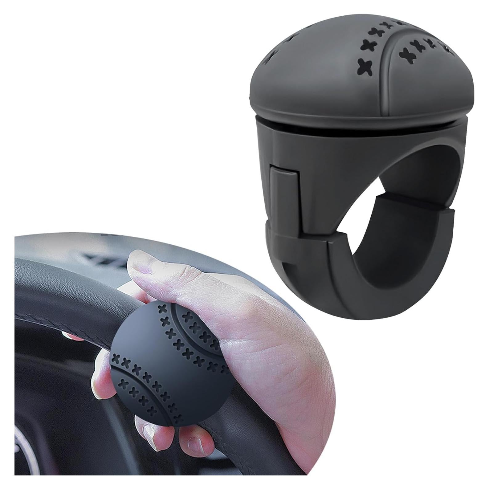 Perilla de Volante Universal Autokemat - Silicona Negra 360°