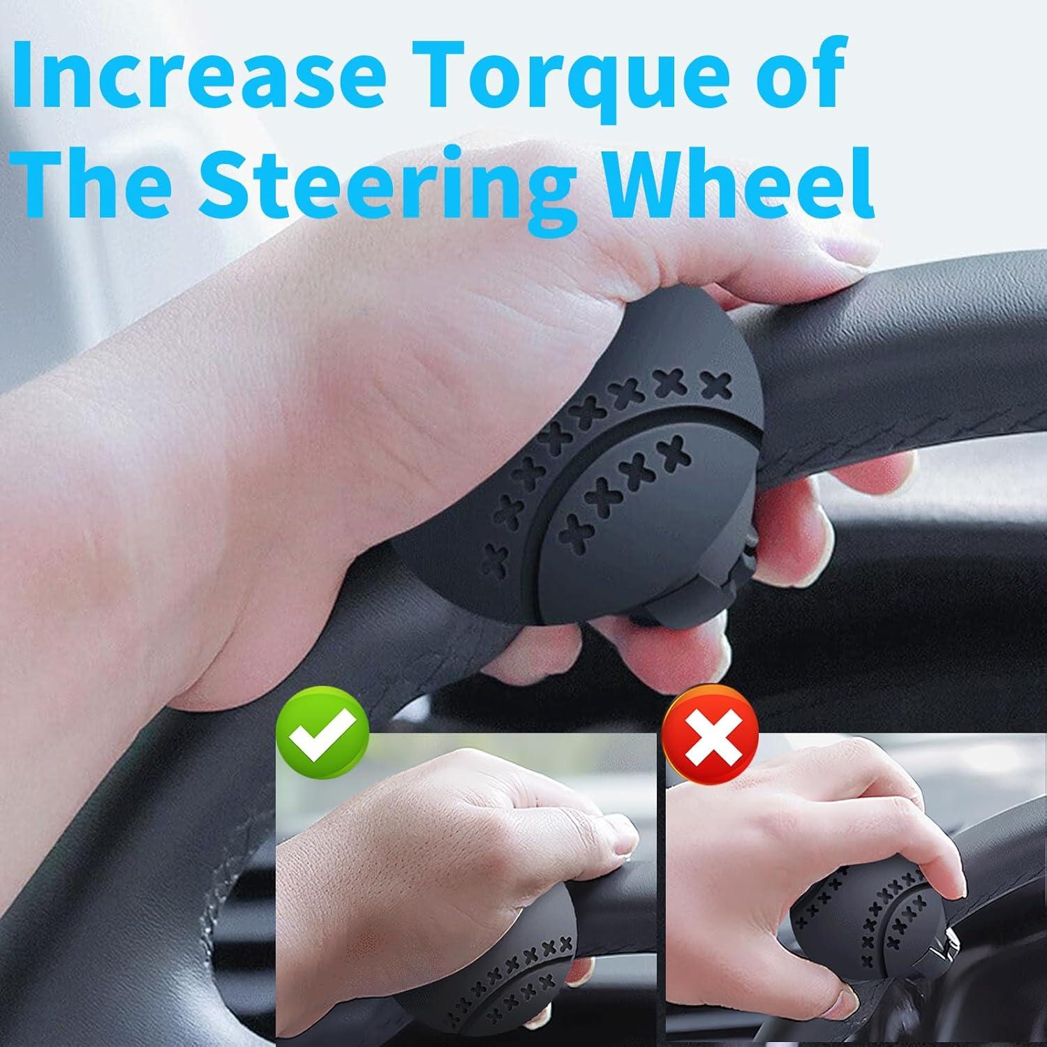 Perilla de Volante Universal Autokemat - Silicona Negra 360°