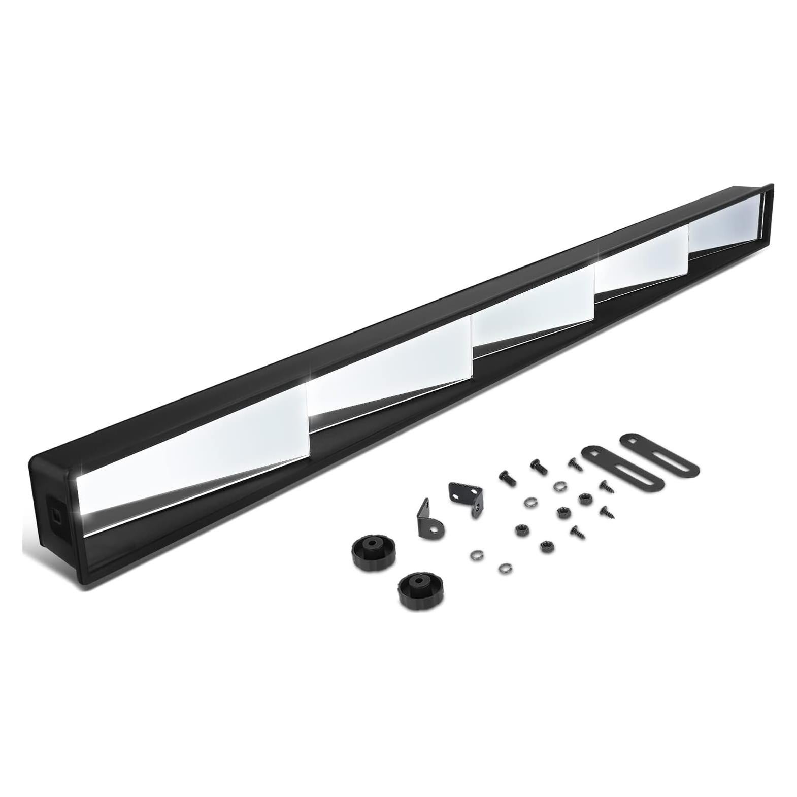 Espejo Retrovisor Wink 5 Paneles Auto Dynasty 87.6 cm Negro