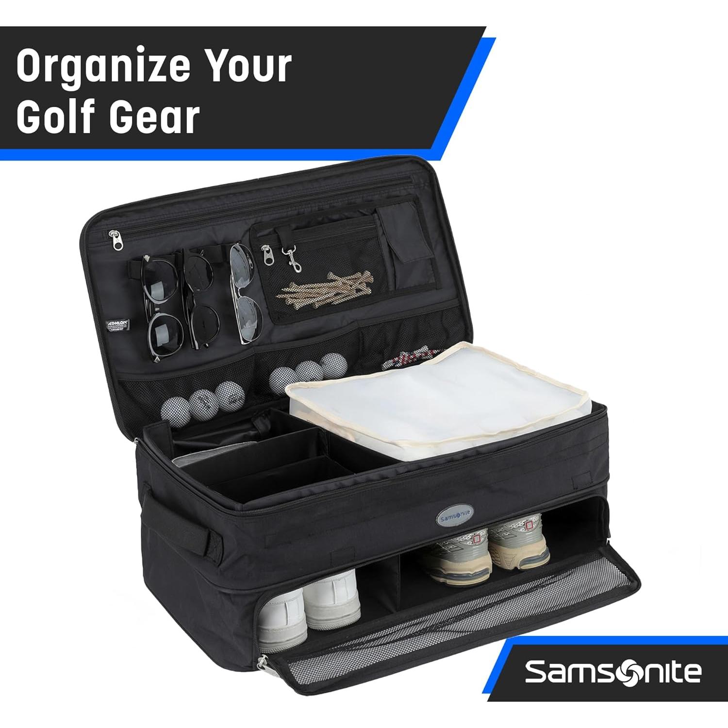 Organizador de Maletero de Golf Expandible Samsonite Negro