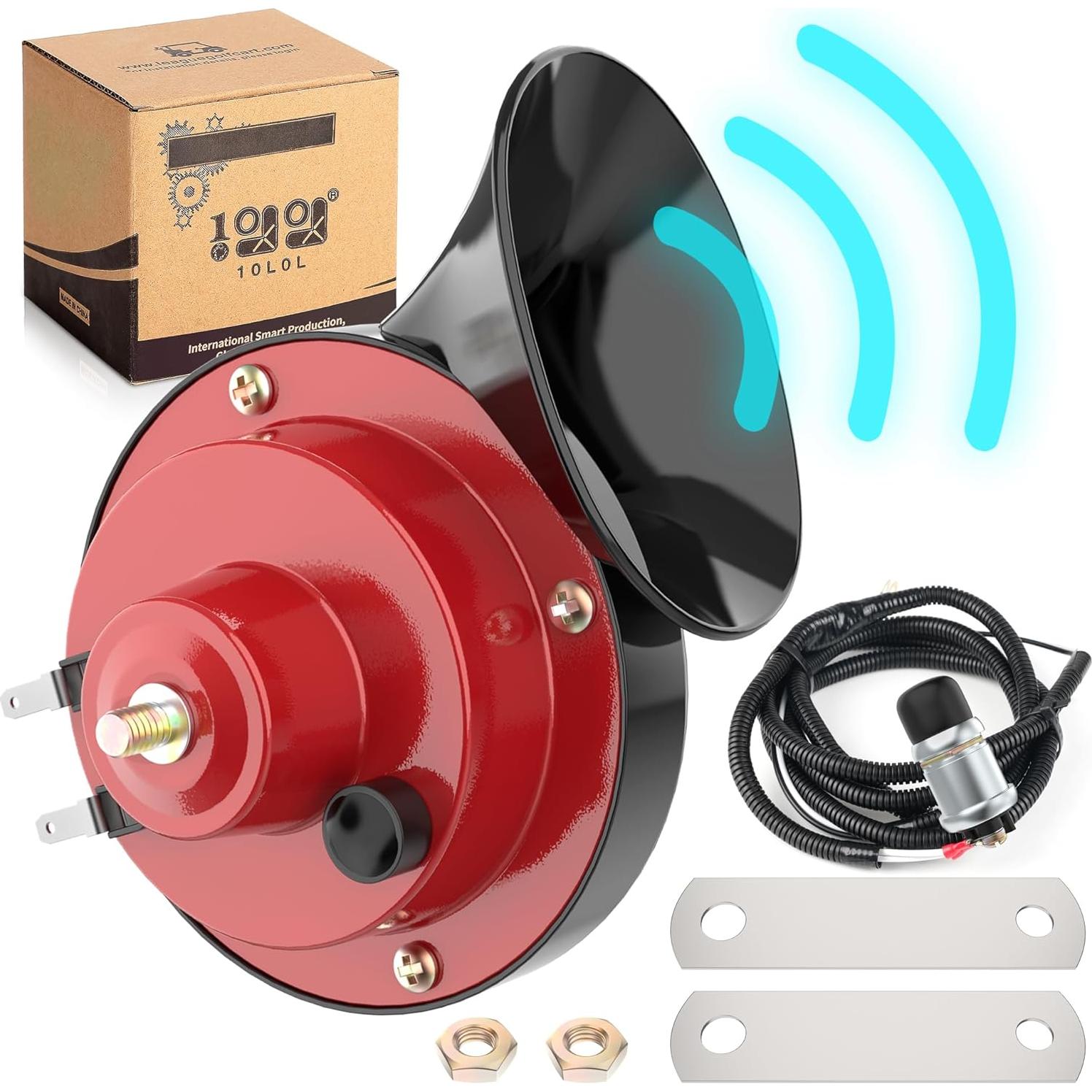 Kit de bocina eléctrica 12V 10L0L para carrito de golf y UTV