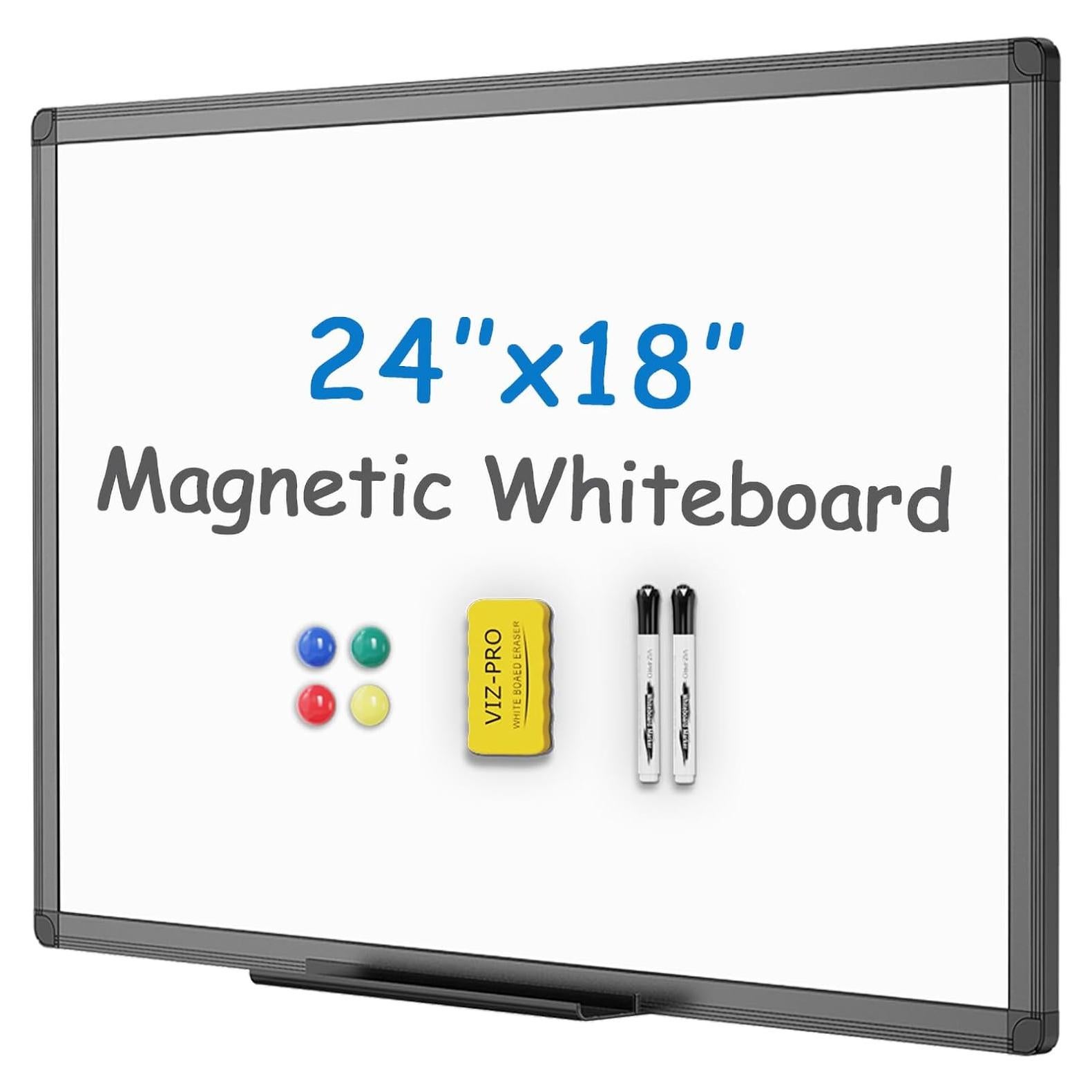 Pizarra Magnética VIZ-PRO 61x46 cm con Accesorios Incluidos