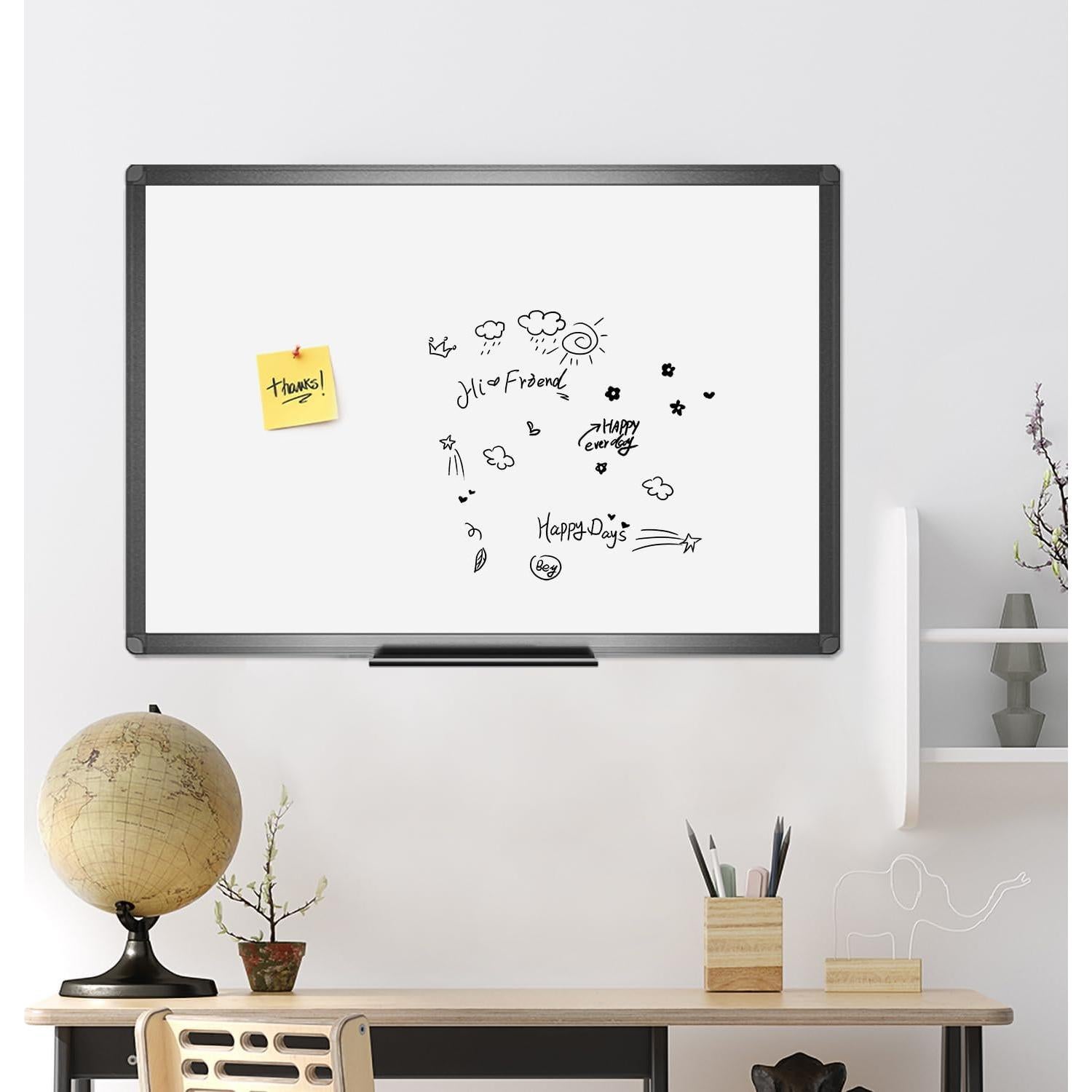 Pizarra Magnética VIZ-PRO 61x46 cm con Accesorios Incluidos