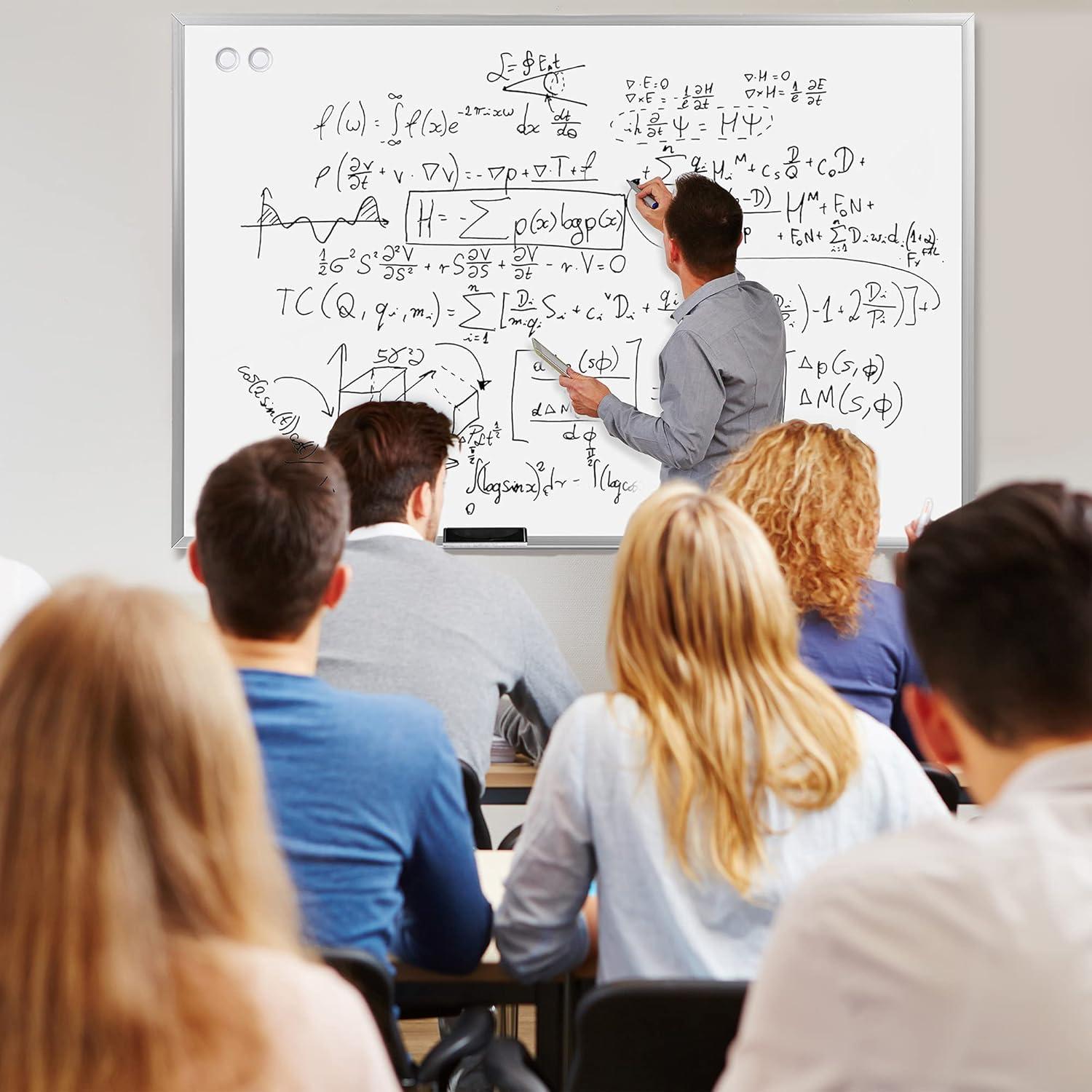 Pizarra Blanca Magnética Grande Amazon Basics 183x122 cm