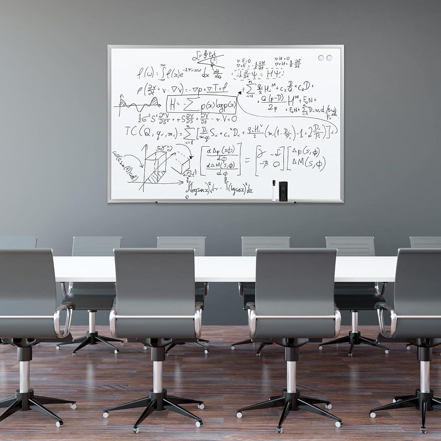 Pizarra Blanca Magnética Grande Amazon Basics 183x122 cm