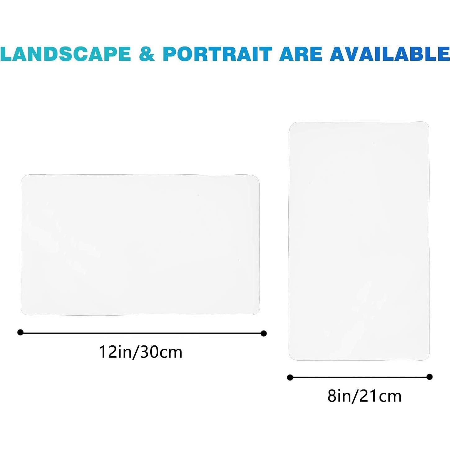 Tablero Magnético A4 JinHuiCheng 20x30 cm Autoadhesivo Blanco