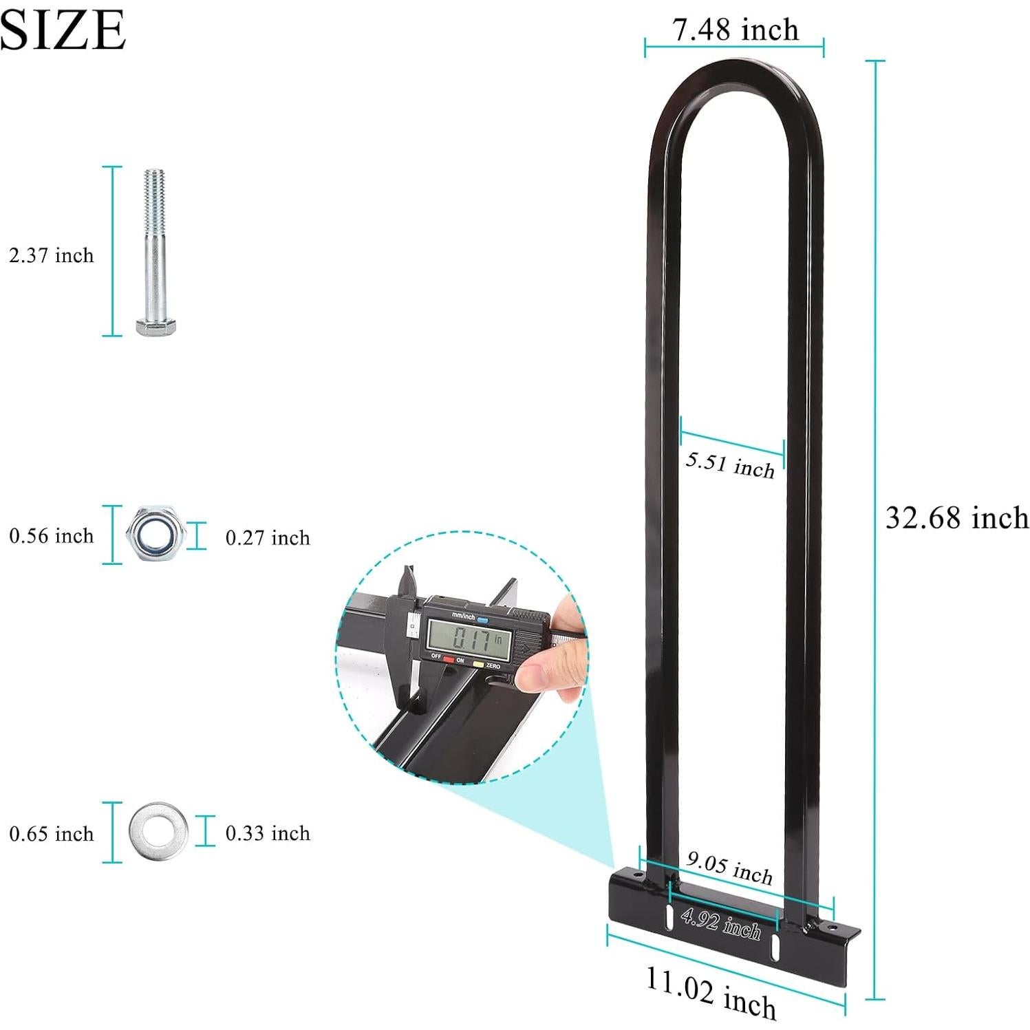 Barra de Agarre de Seguridad 10L0L para Carro de Golf Universal