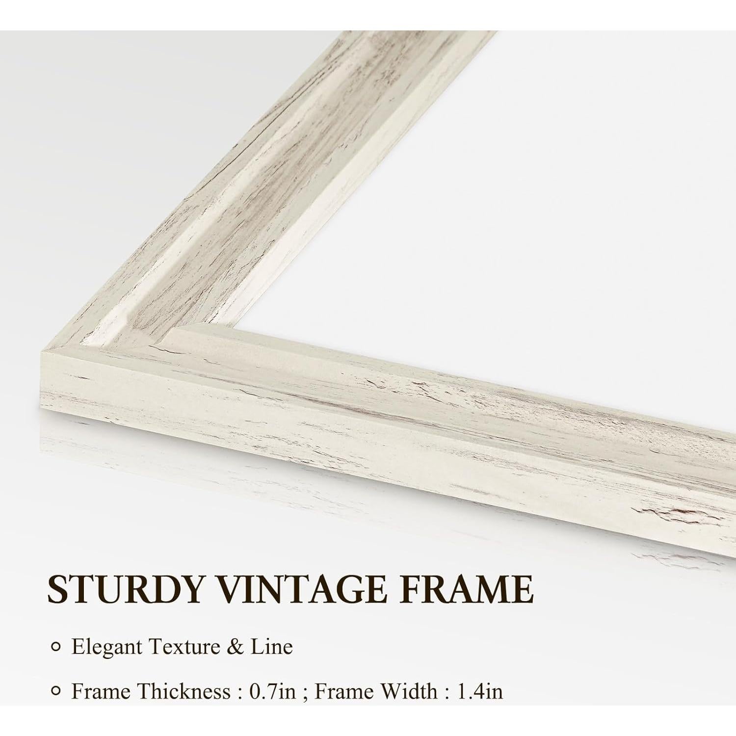 Pizarra magnética 4 THOUGHT 60.96 x 45.72 cm con marco madera