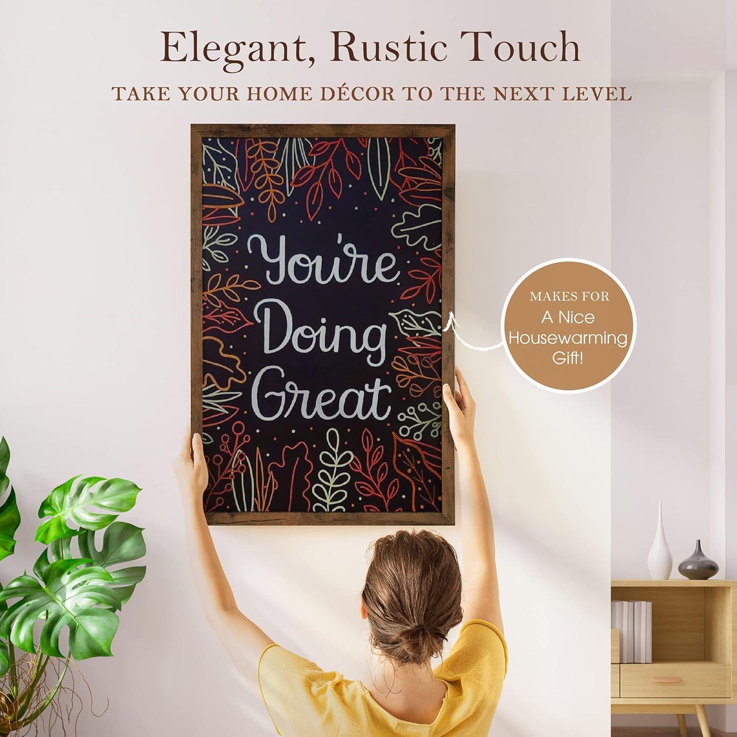 Pizarra Magnética Loddie Doddie 91x61 cm Marco Rústico