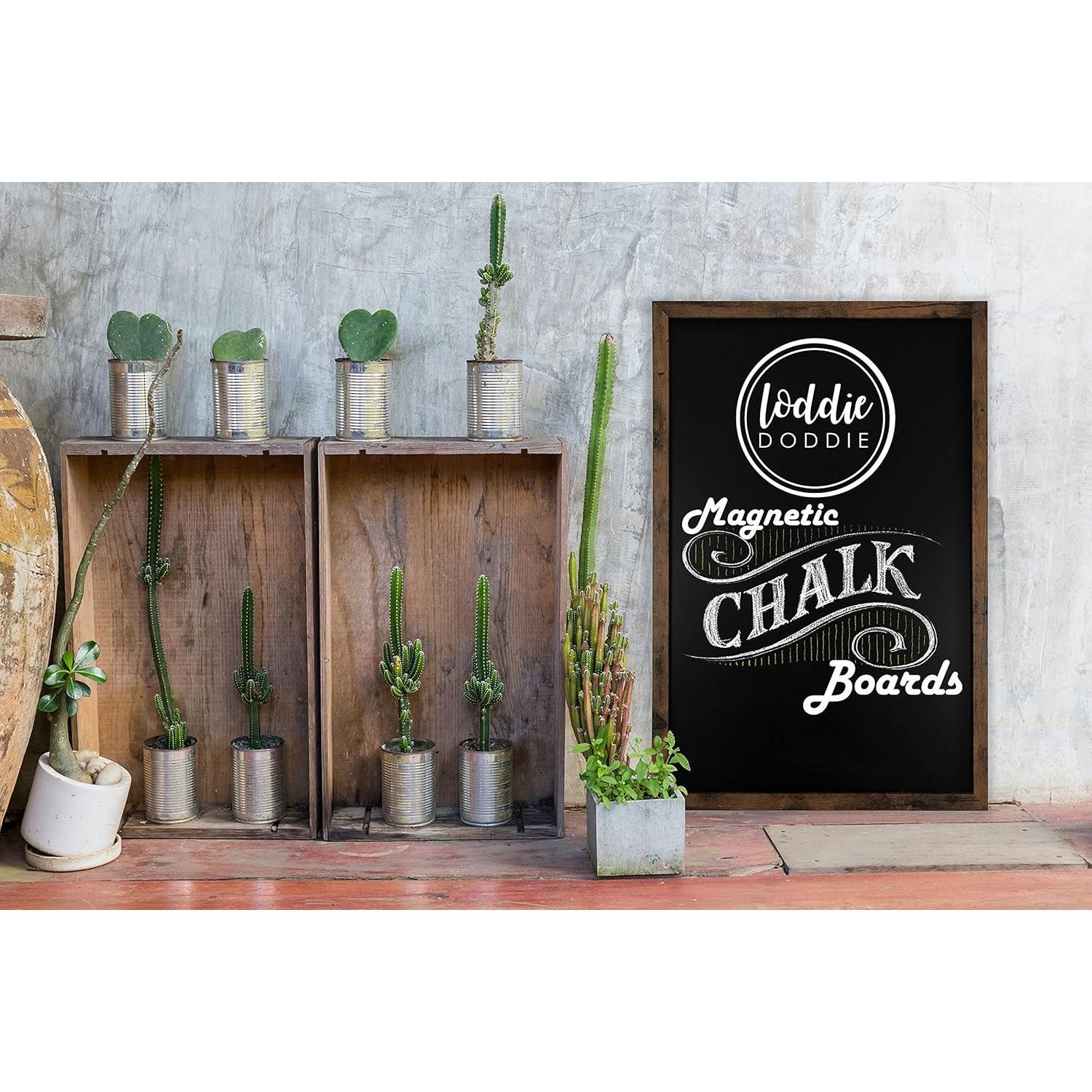 Pizarra Magnética Loddie Doddie 91x61 cm Marco Rústico