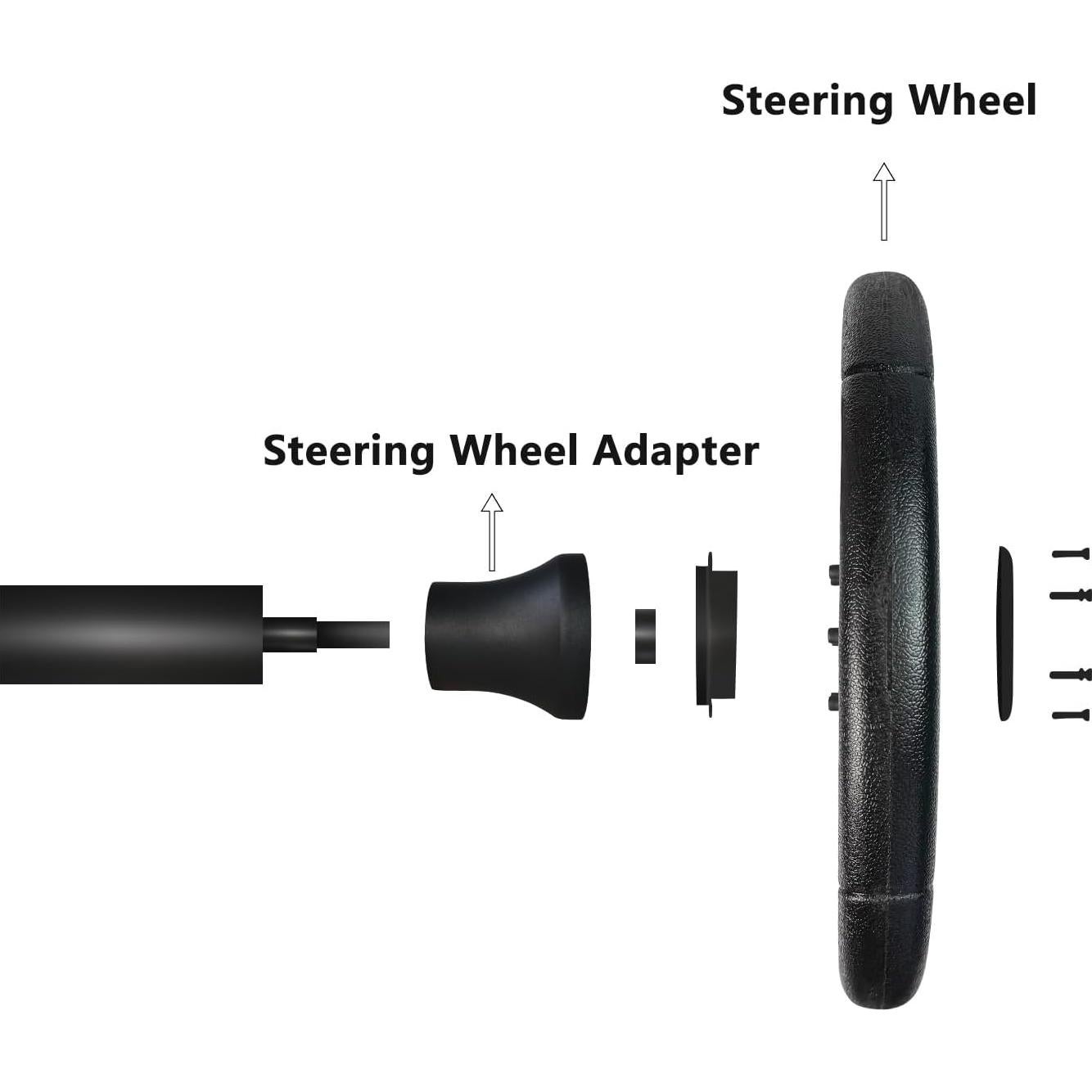 Volante Universal Golf Shu-Ran 320mm Blanco para Carritos