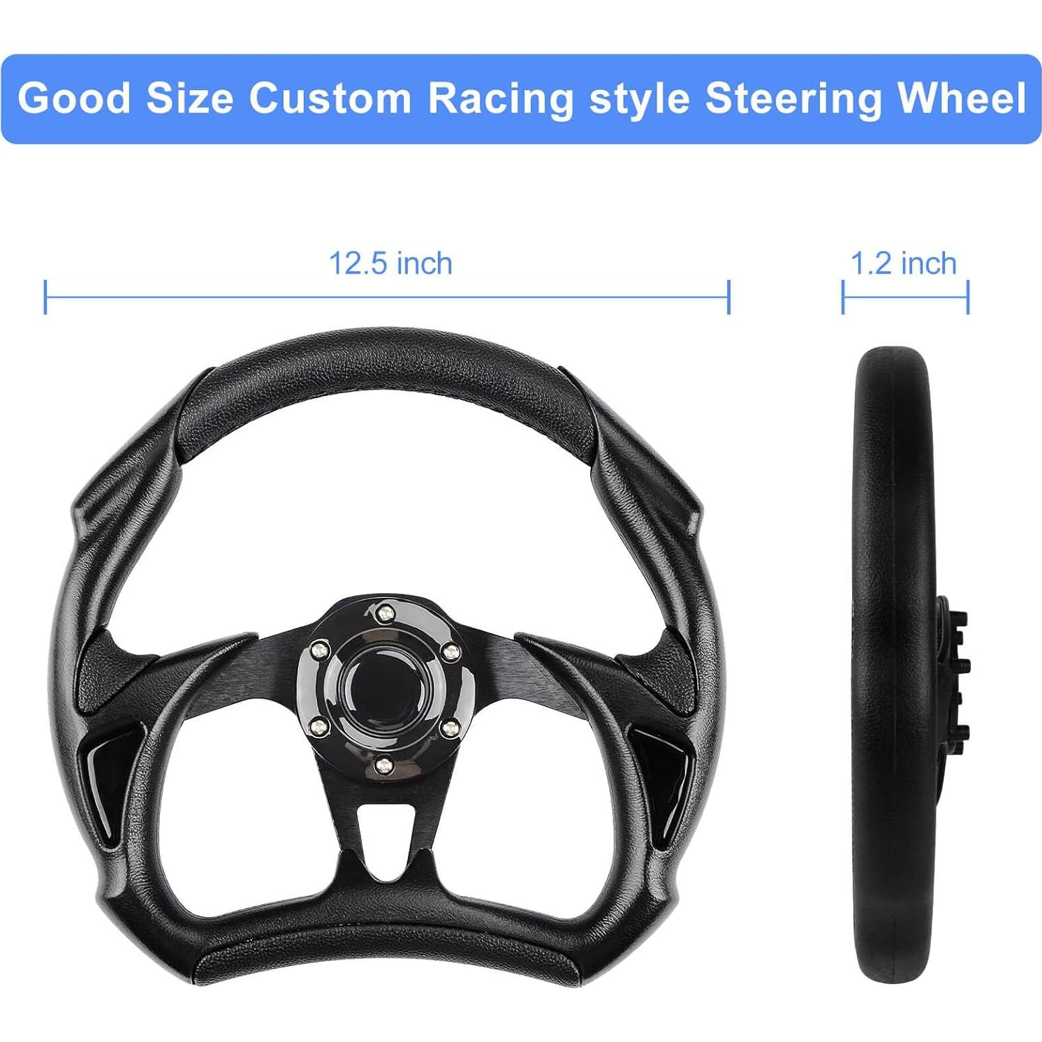 Volante de Carrito de Golf MOSNAI 12.5" Universal Ergonómico