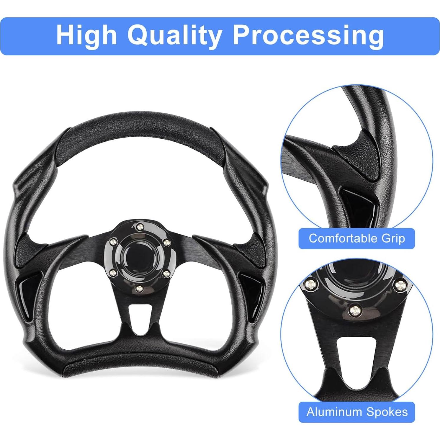 Volante de Carrito de Golf MOSNAI 12.5" Universal Ergonómico