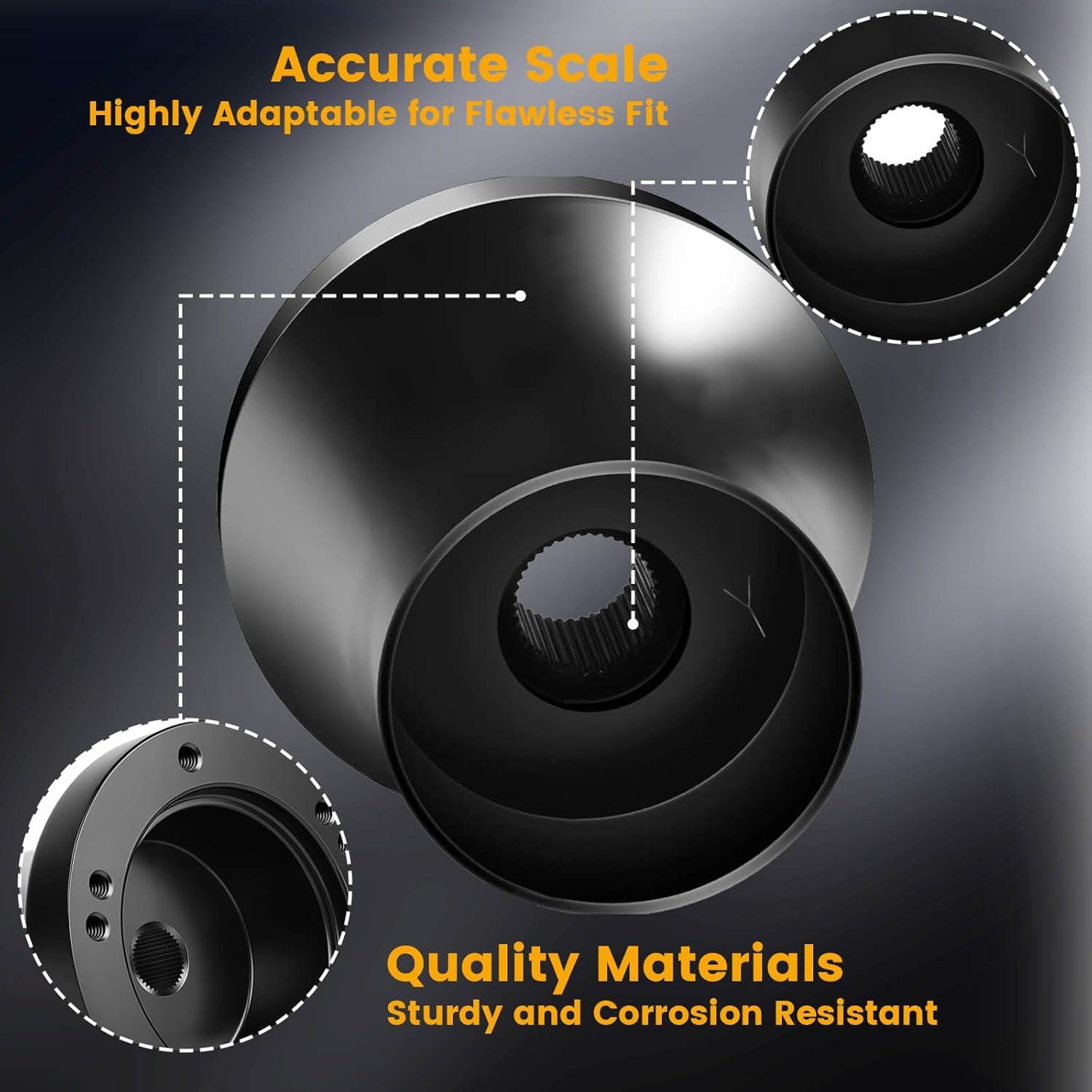 Adaptador de Eje de Volante MOSNAI para Carritos de Golf Yamaha