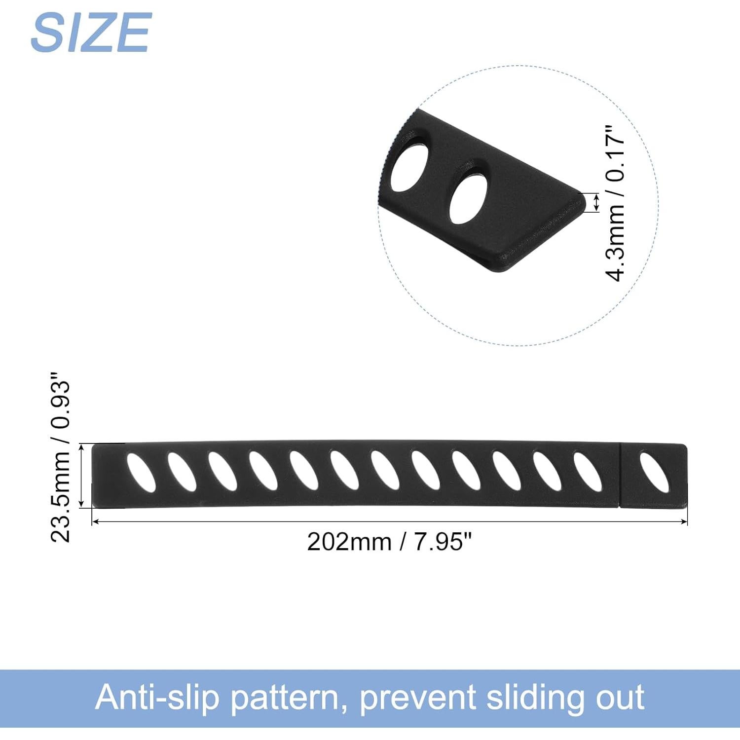 30 Fundas Protectores de Cuchillos uxcell - Plástico Negro